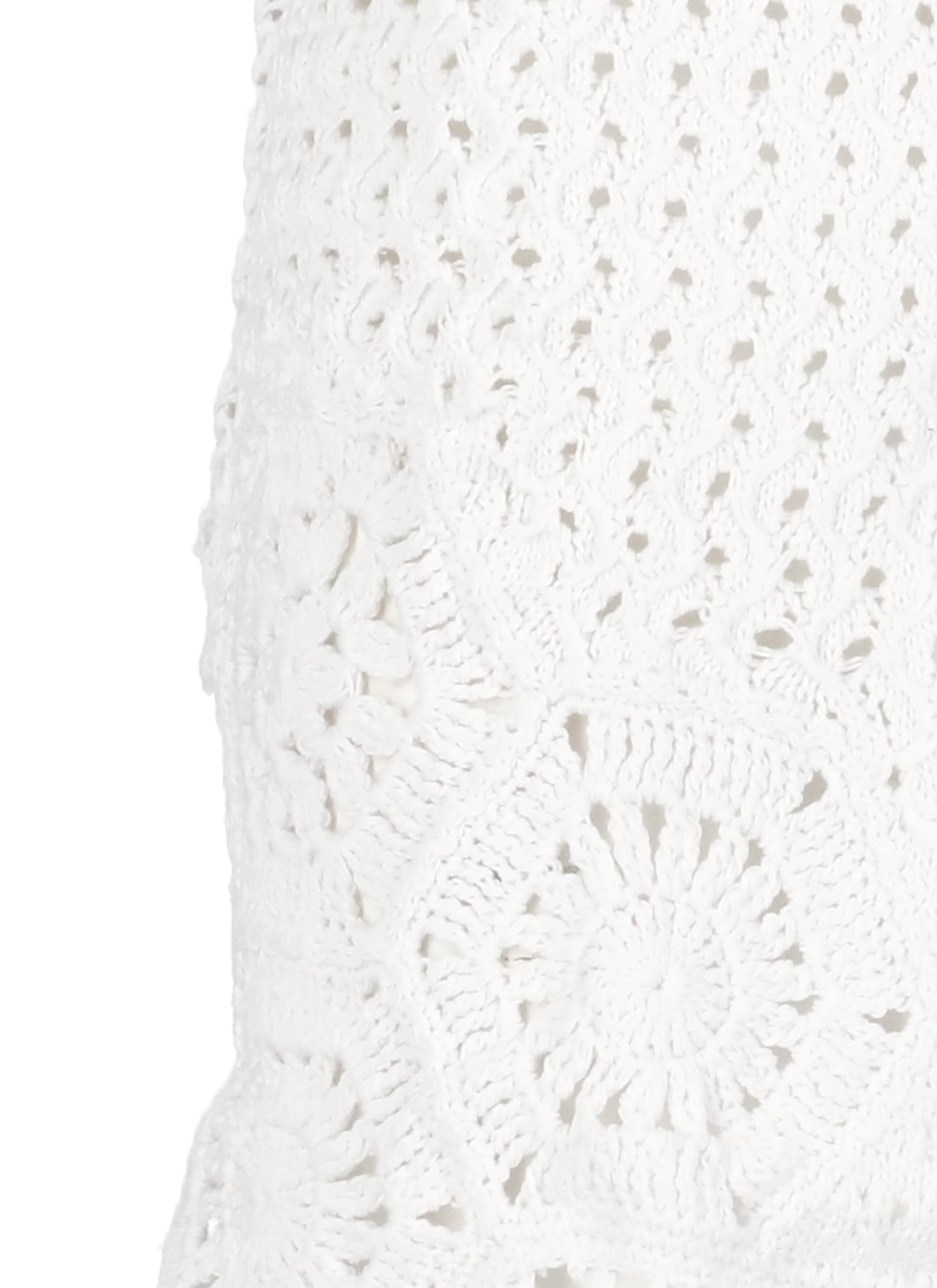 Shop Kangra Cotton Crochet Vest In White
