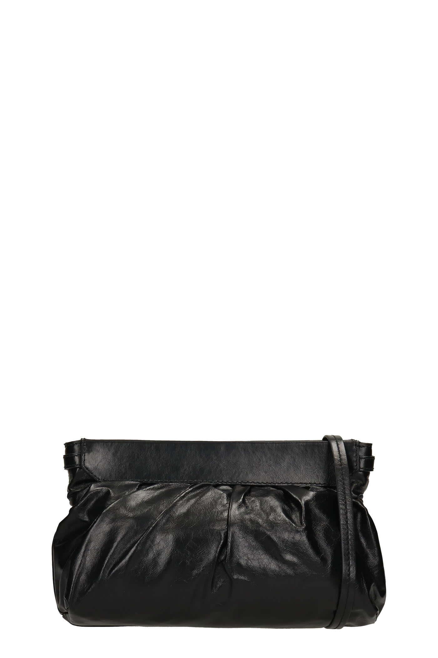 Isabel Marant Luzes Shoulder Bag In Black Leather