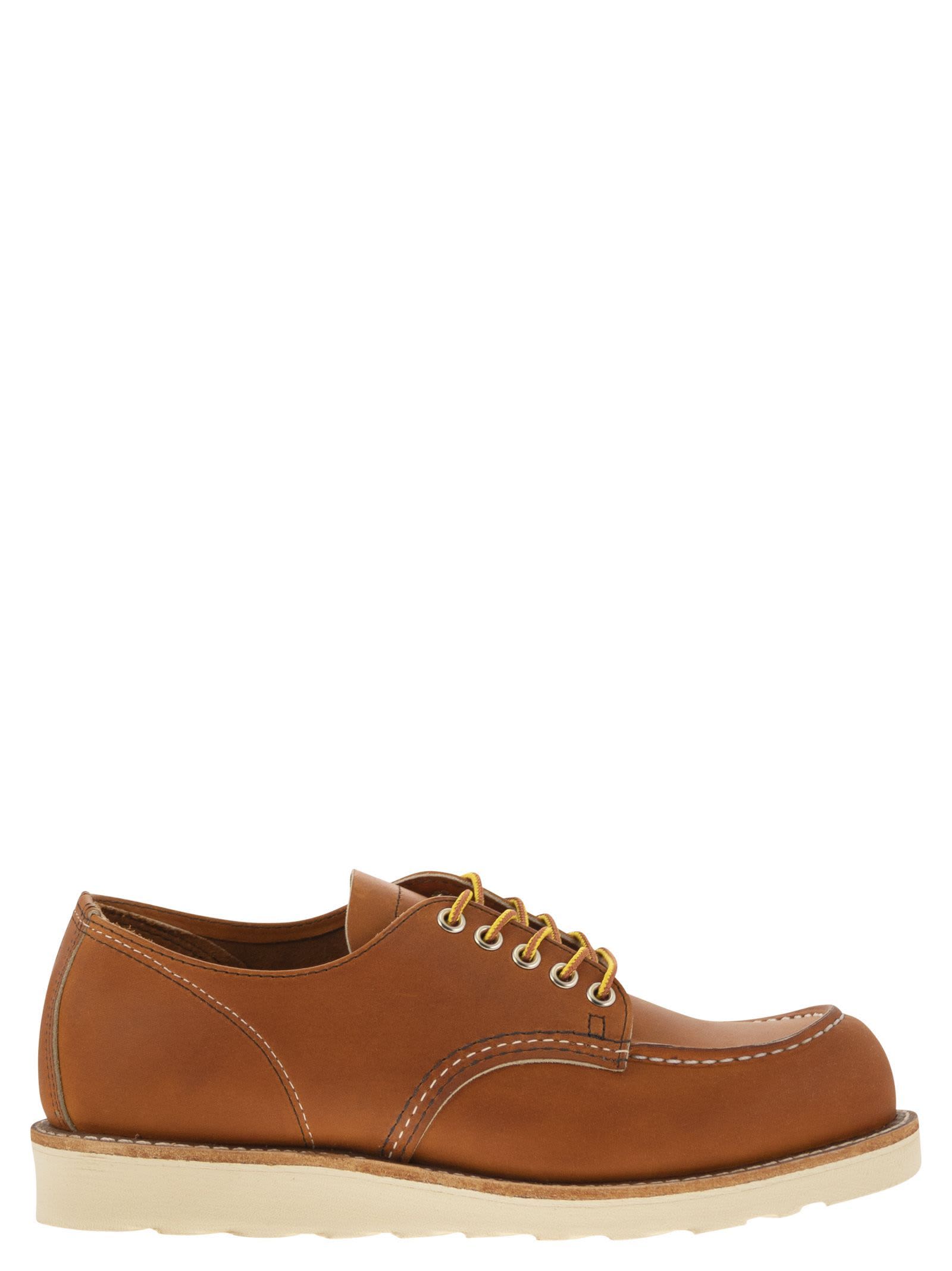 Red Wing Shop Moc Mens Oxford Shoes Uk8 Eu42 In Brown