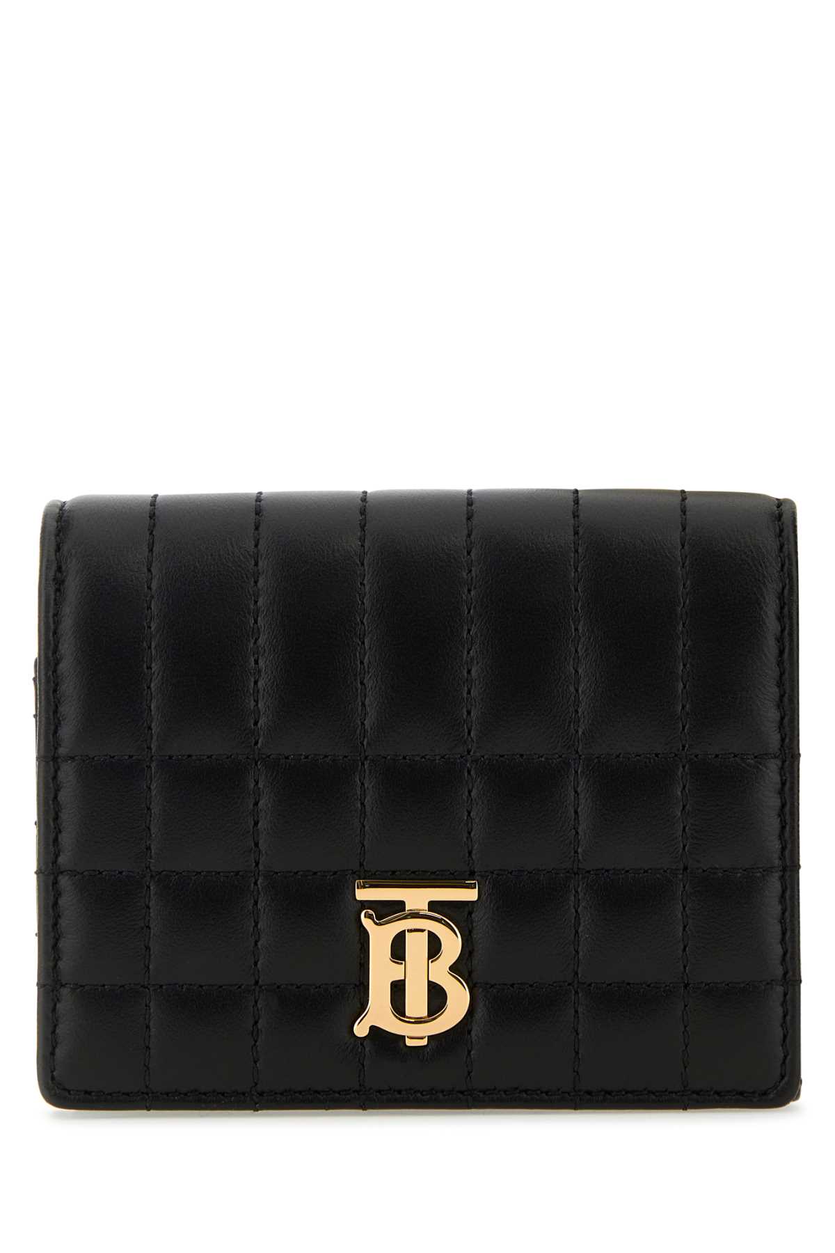 Shop Burberry Black Nappa Leather Wallet In A7527