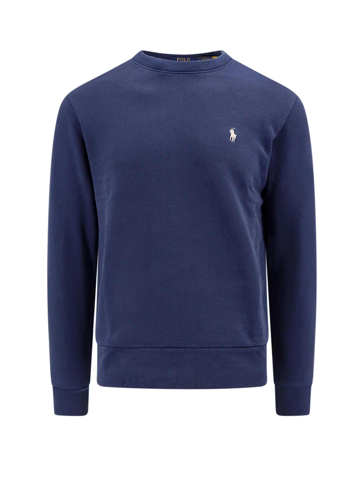 Shop Polo Ralph Lauren Sweatshirt Fleece In Navy