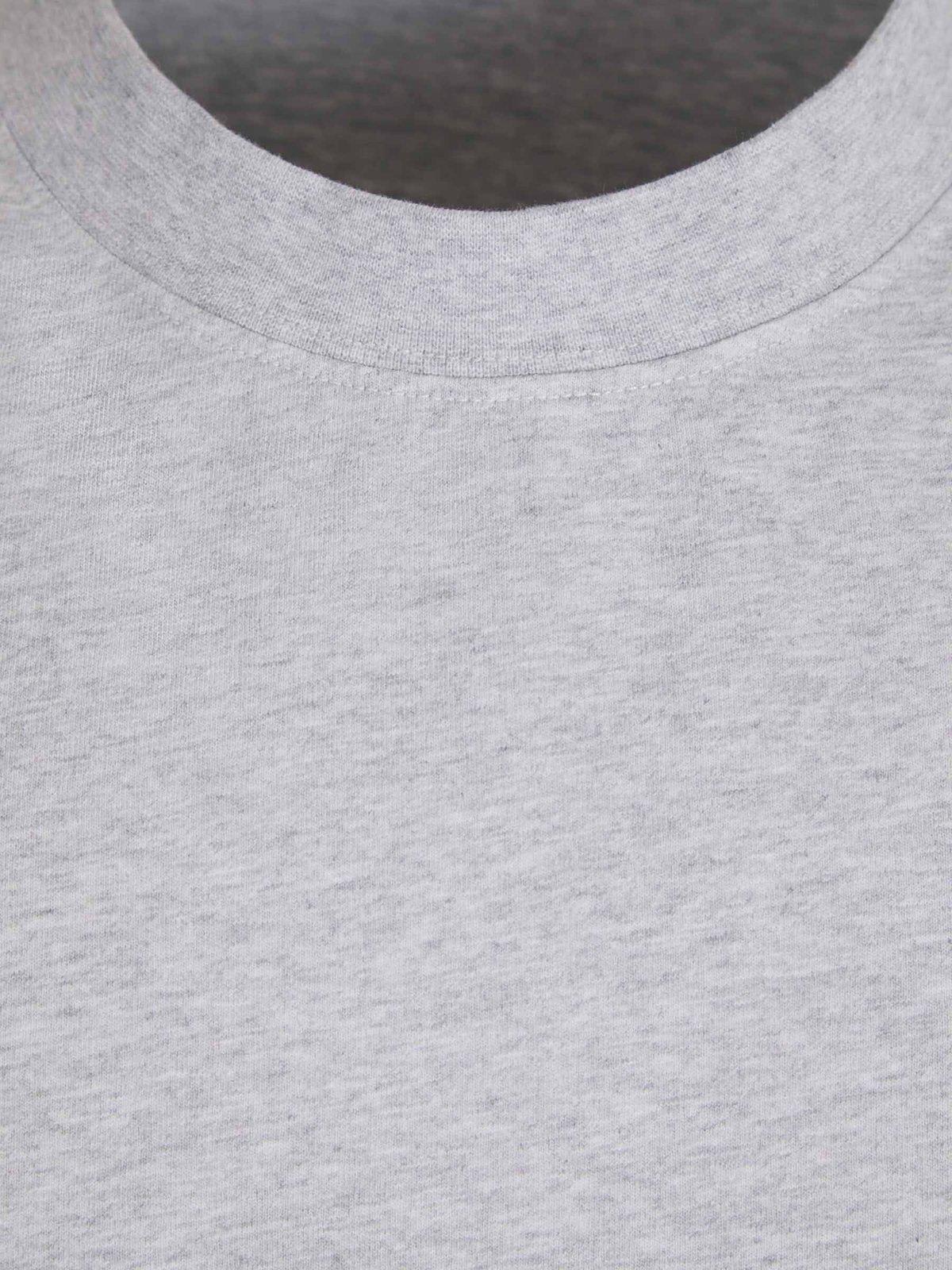 Shop Off-white Windy Arrow Skate Crewneck T-shirt In Light Grey Melange/black