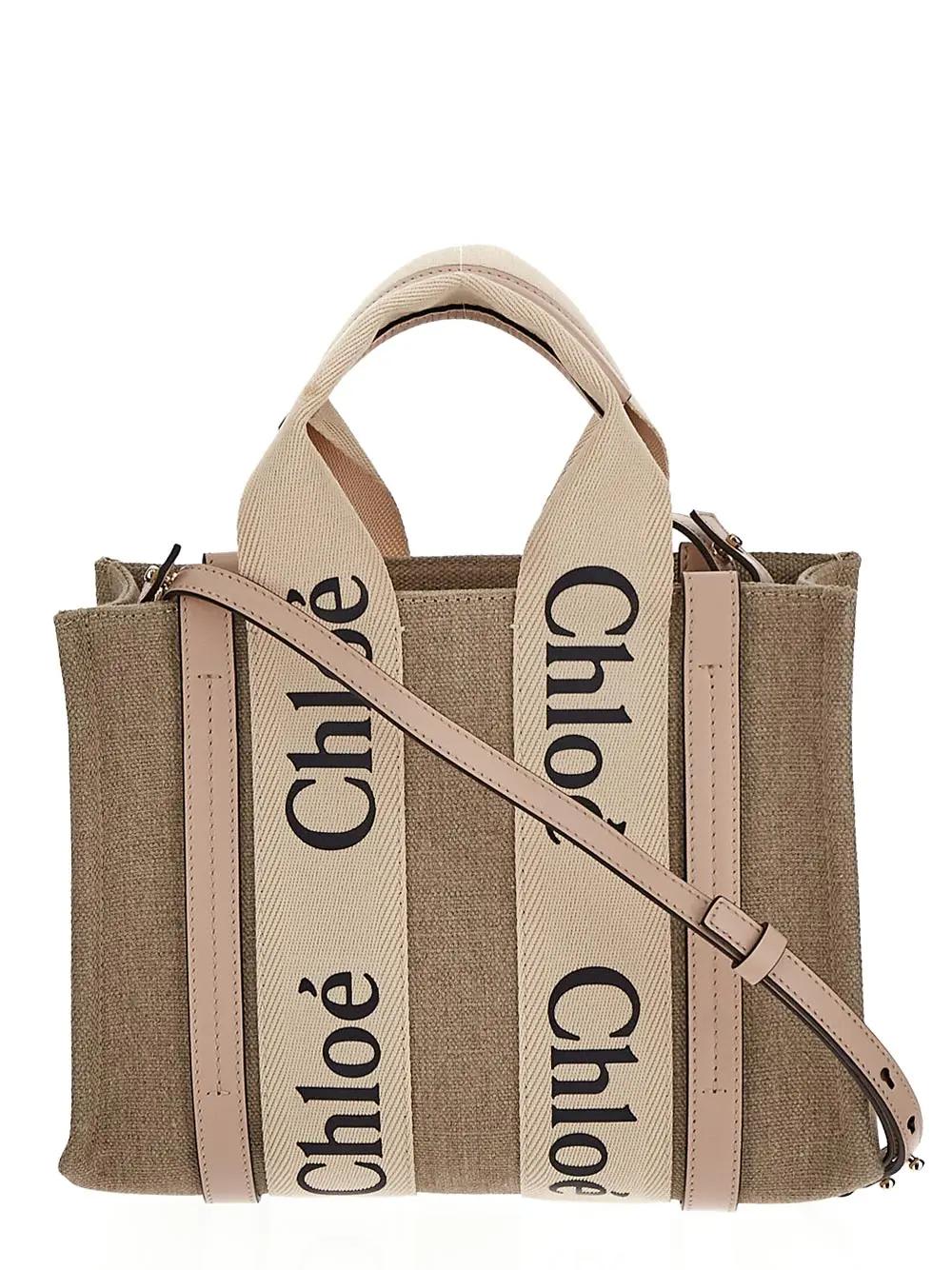 Shop Chloé Small Woody Tote Bag