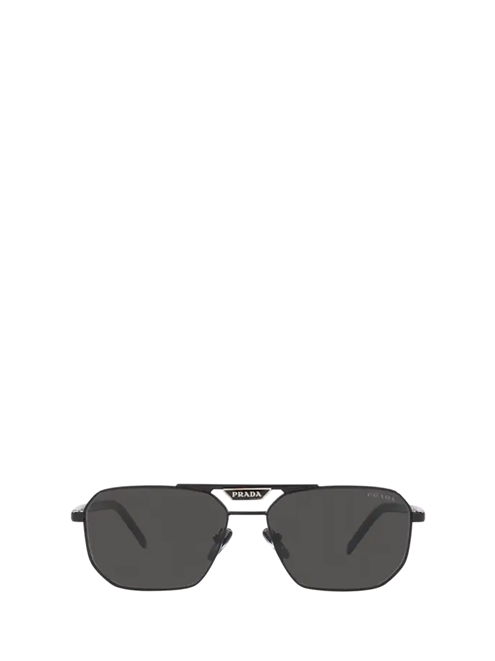 Shop Prada Pr 58ys Black Sunglasses