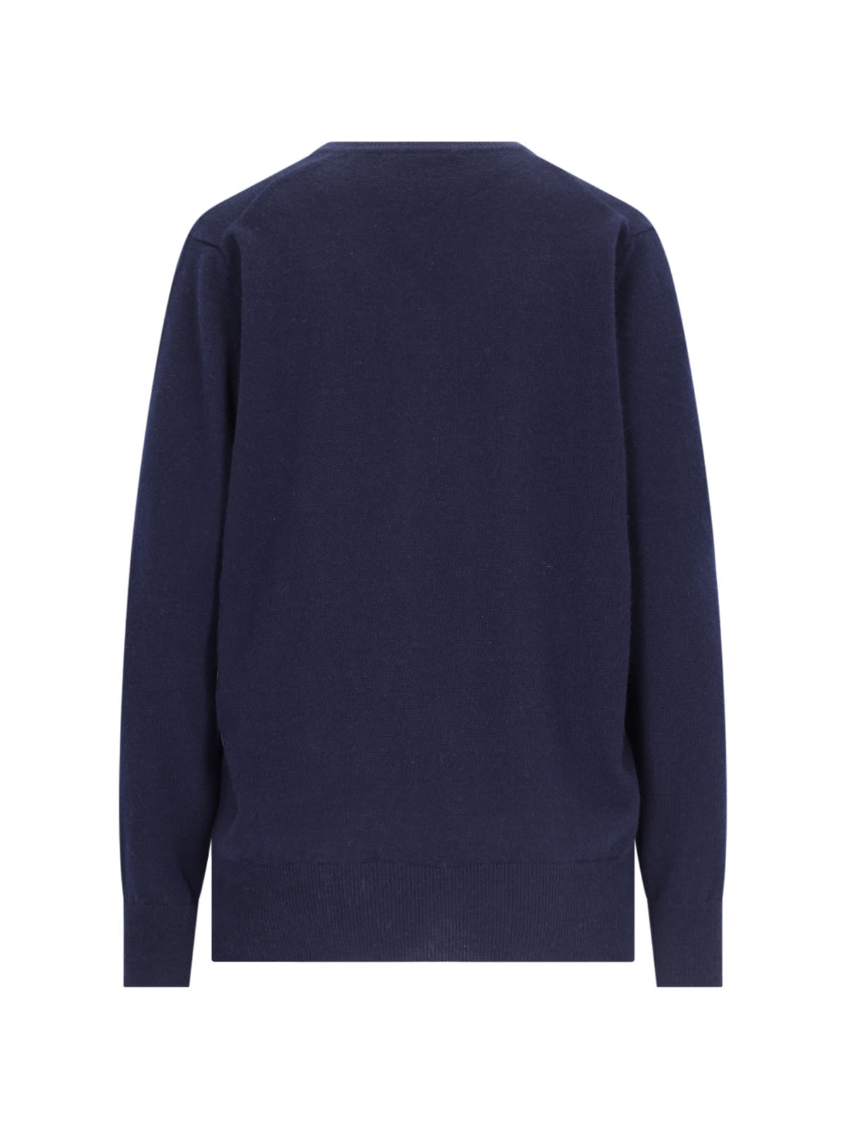 Canessa V-neck Sweater In Blue Cashmere Navy In Blue