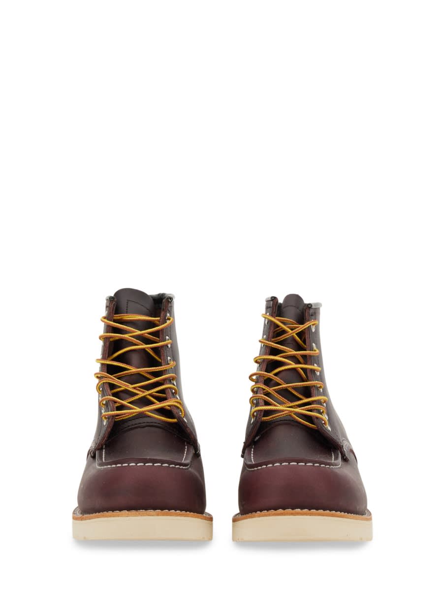 Shop Red Wing Leather Boot In Bordeaux