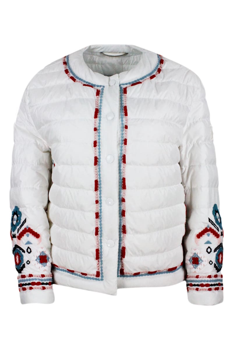 Ermanno Scervino Superlight Down Jacket With Closure With Buttons