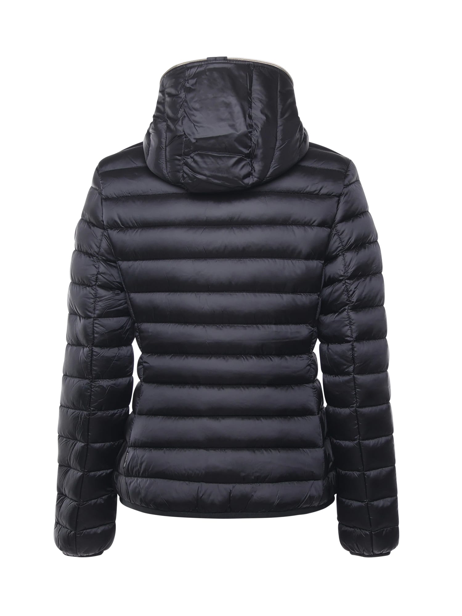 Save The Duck Vicky Short Hooded Basic Jacket In Blue