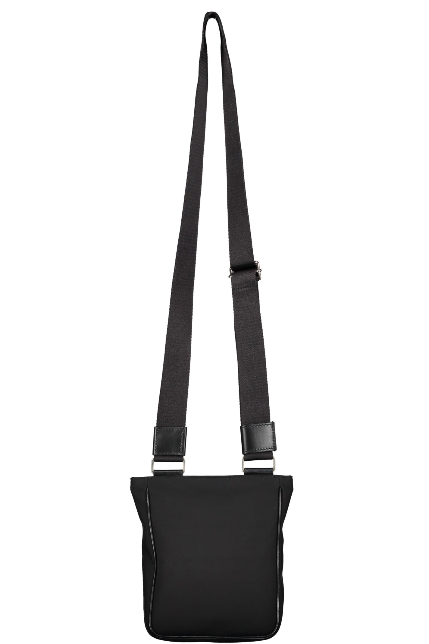 Shop Off-white Fabric Shoulder Bag In Black