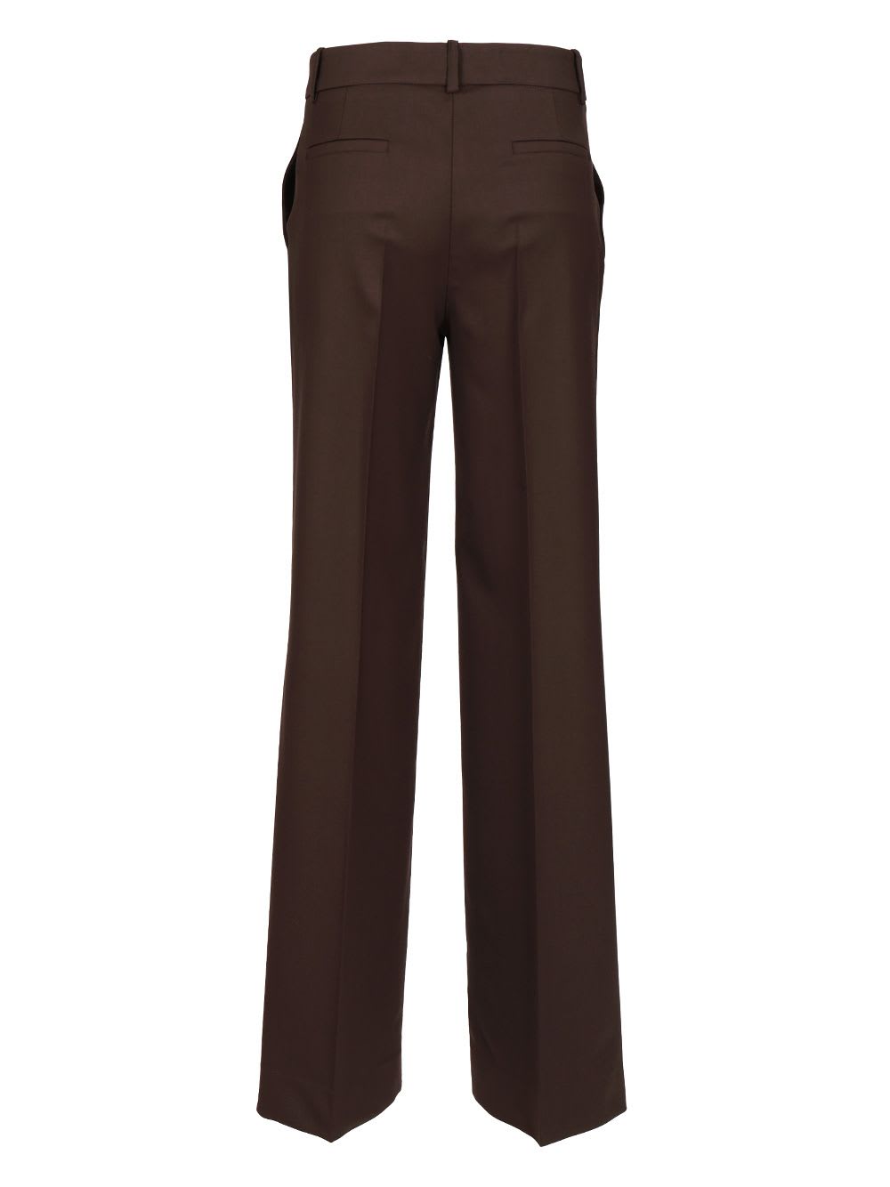 P.a.r.o.s.h Palazzo Trousers In Brown