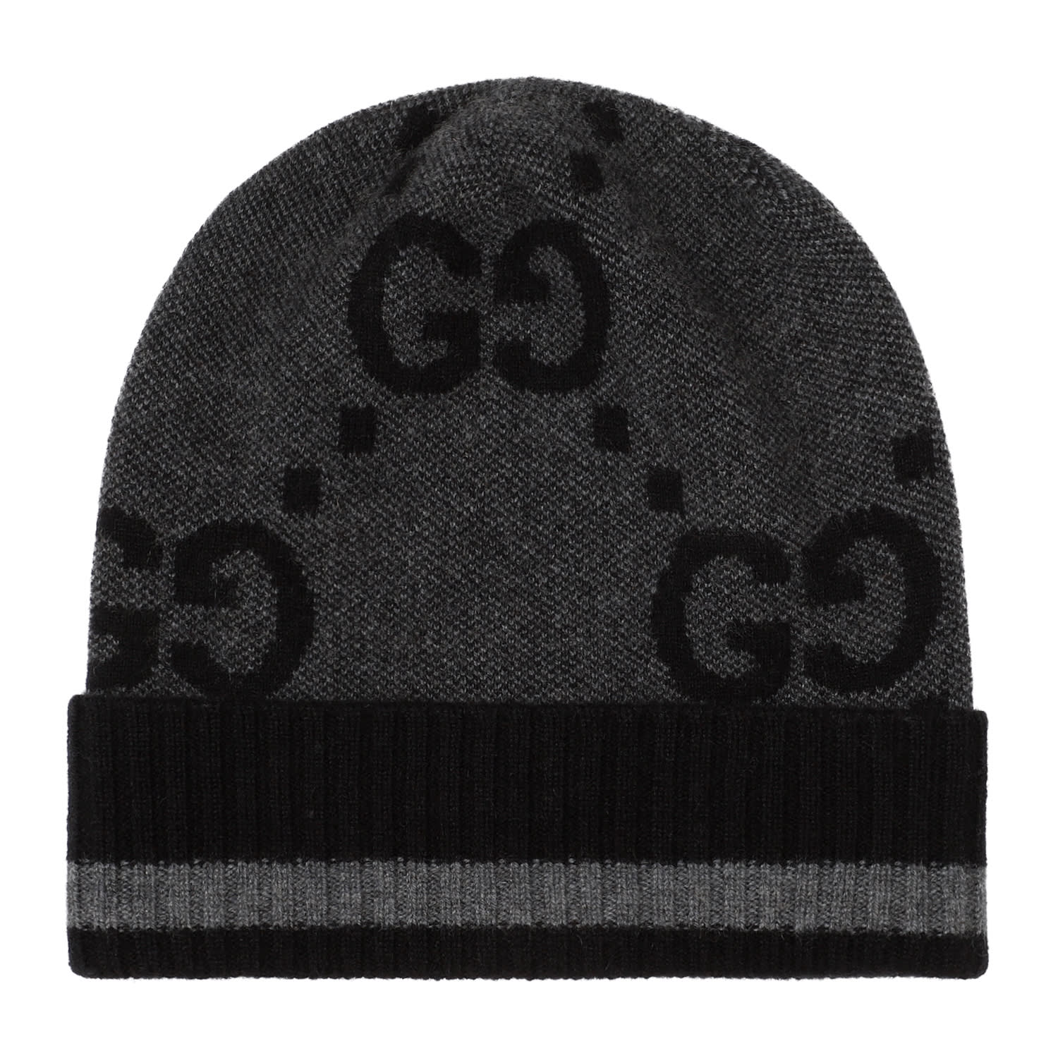 Shop Gucci Cashmere Hat In Flanner Black