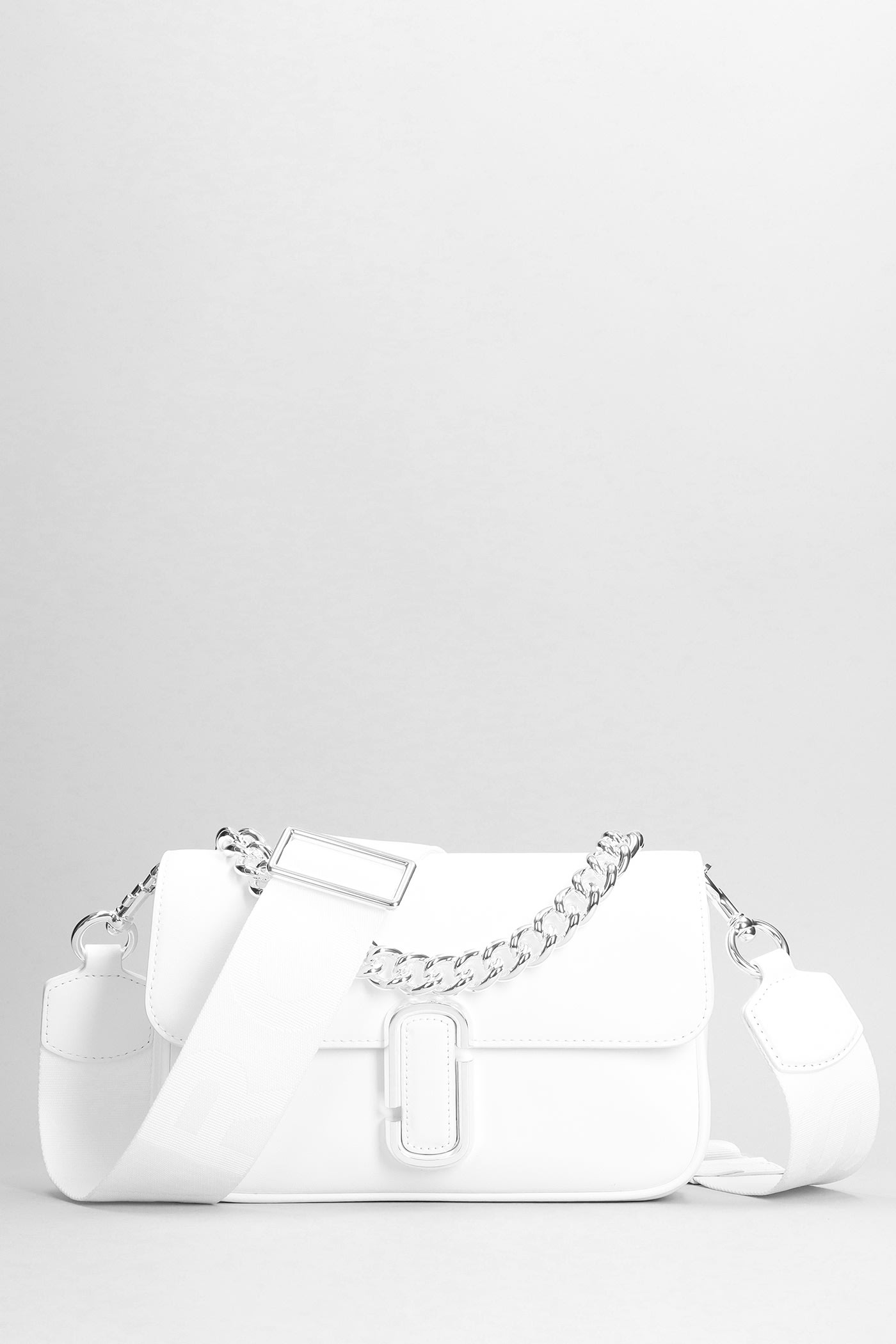 Shop Marc Jacobs The Shoulder Shoulder Bag In White Leather