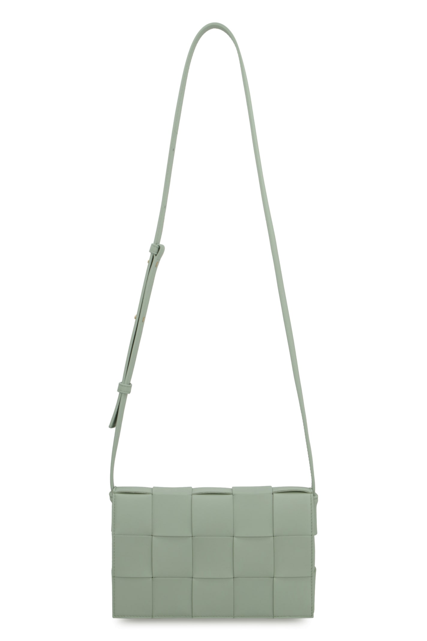 Bottega Veneta Cassette Shoulder-bag In Green