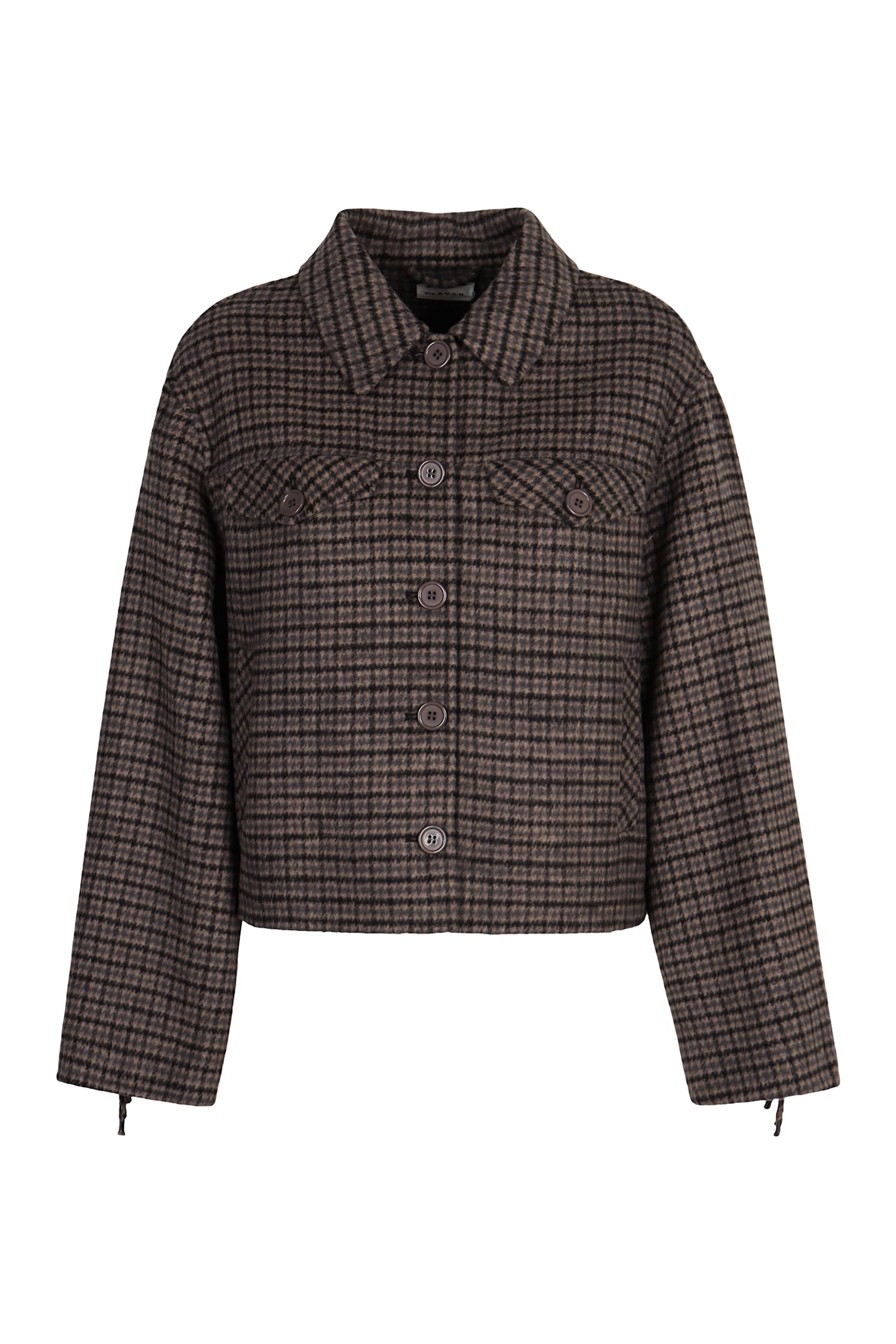 P.a.r.o.s.h . Fringe Jacket In Brown