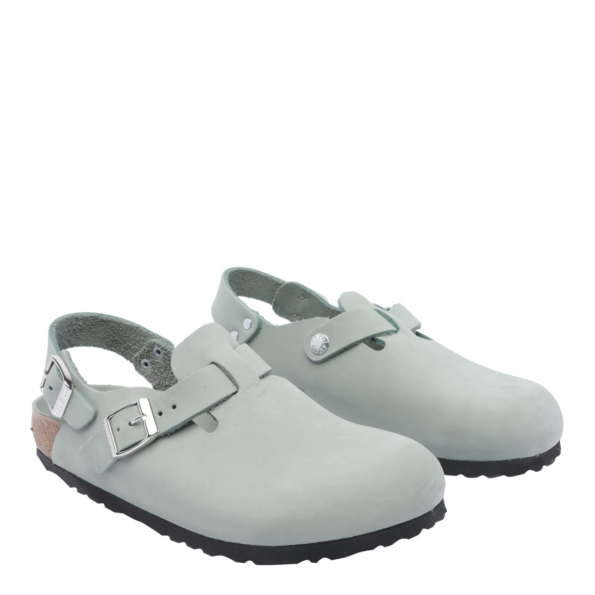 Birkenstock Sage Green Microfiber Tokyo Ii Slippers