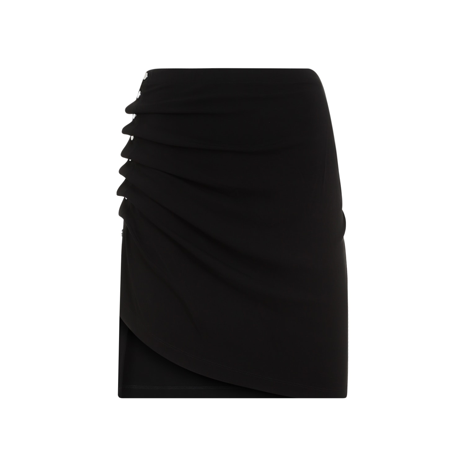 Shop Rabanne Mini Skirt In Black