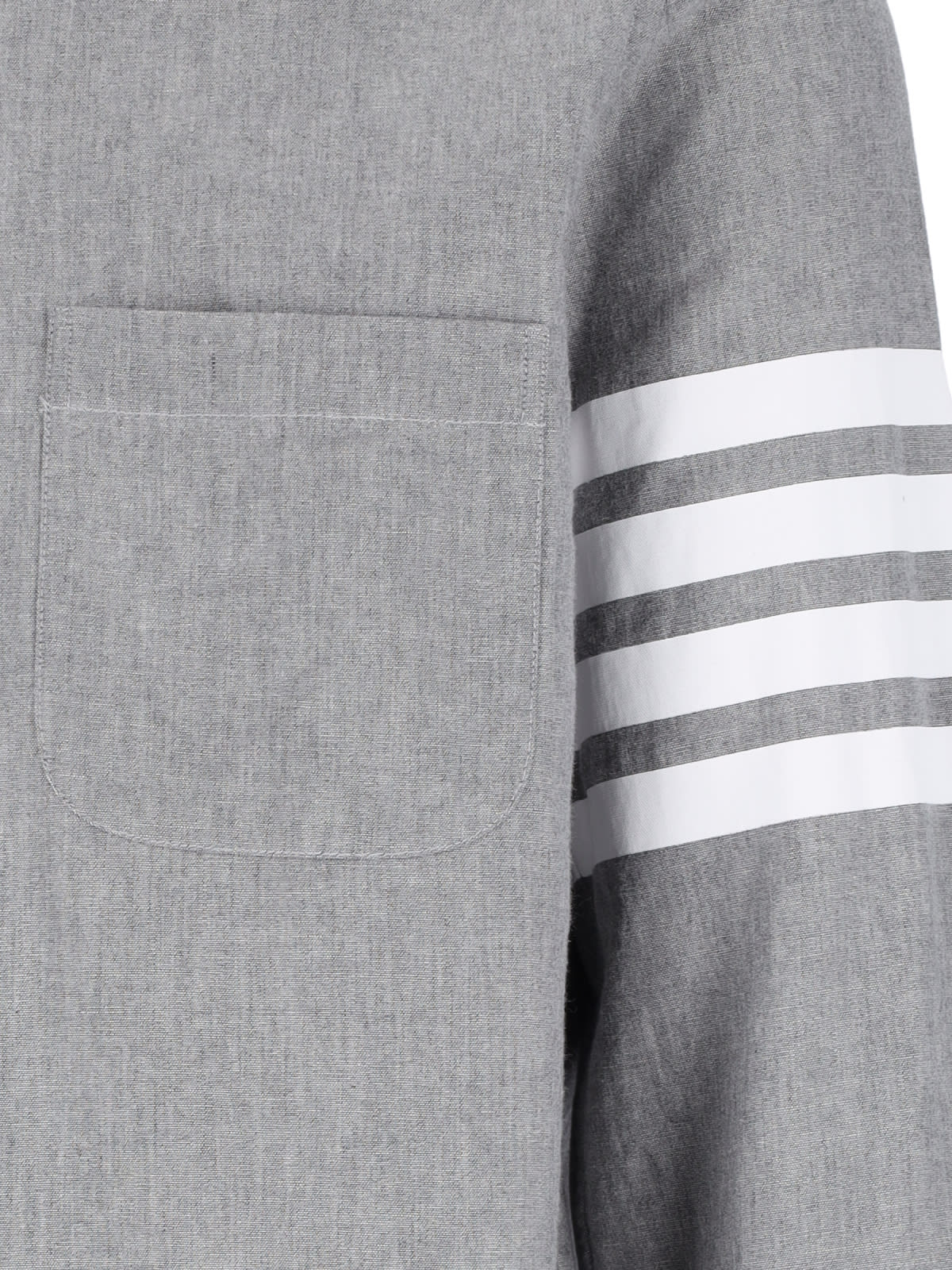 Thom Browne Chemise Ample En Coton In Grey