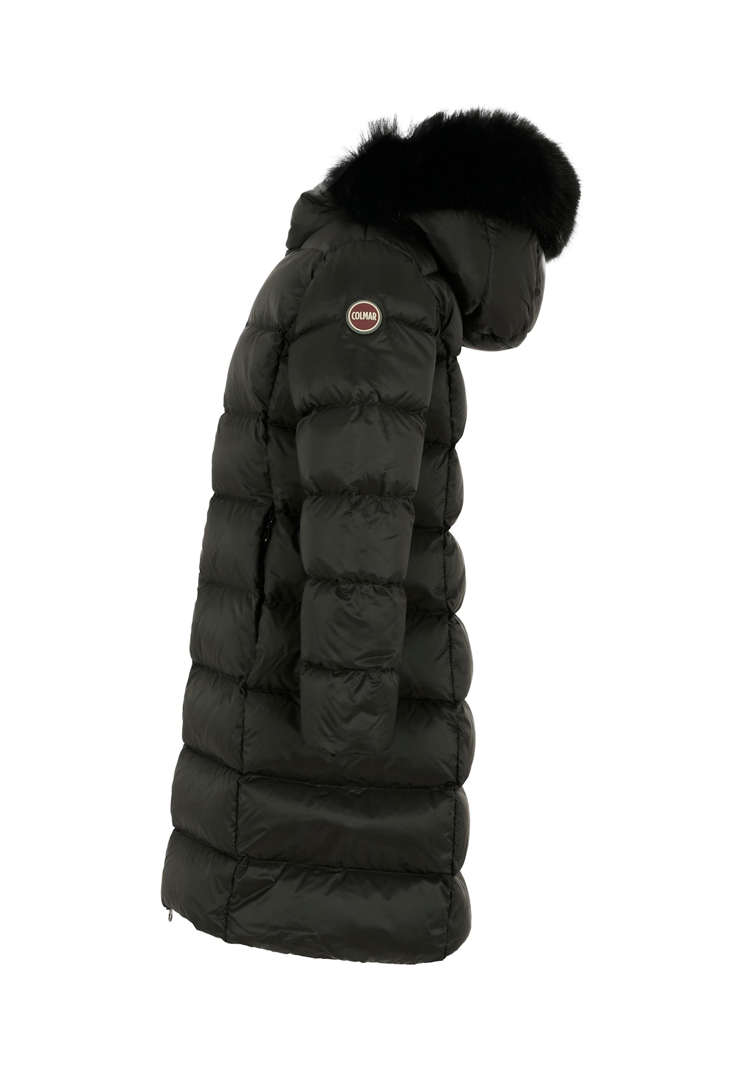 Colmar Fur-trimmed Quilted Jacket In Black