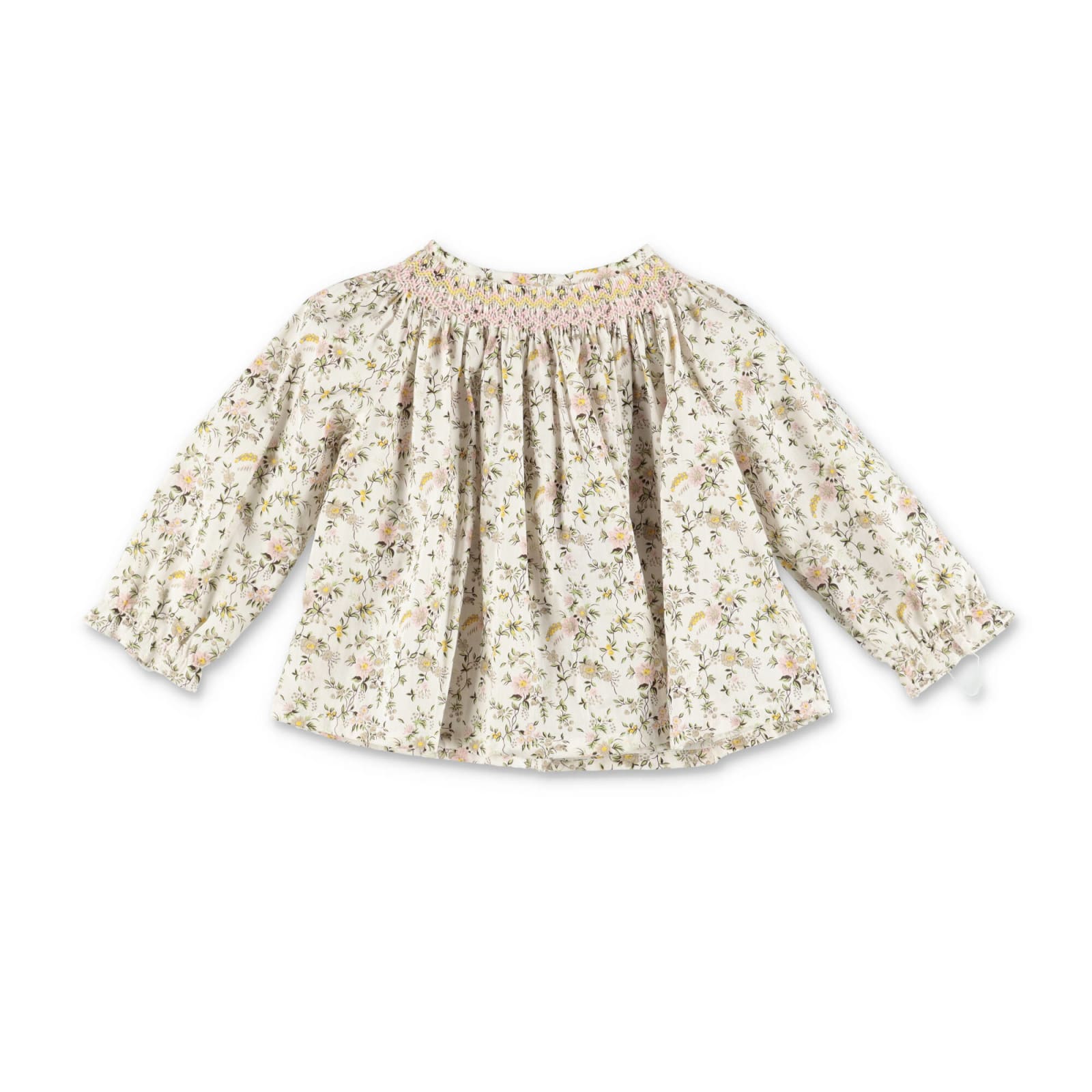 BONPOINT BONPOINT BLUSA STAMPA LIBERTY IN COTONE BABY GIRL