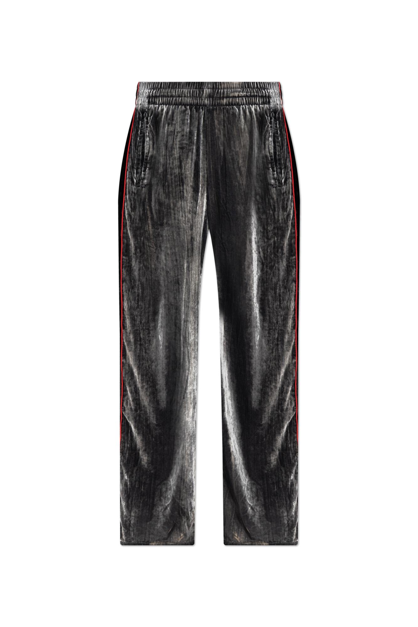 Diesel P-hay-fem Track Pants In Gray