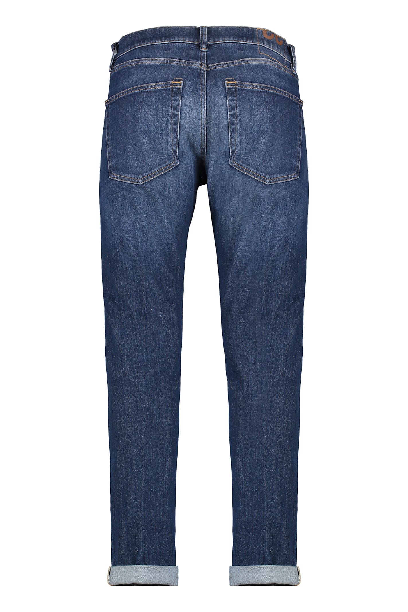 Dondup Brighton 5-pocket Straight-leg Jeans In Denim