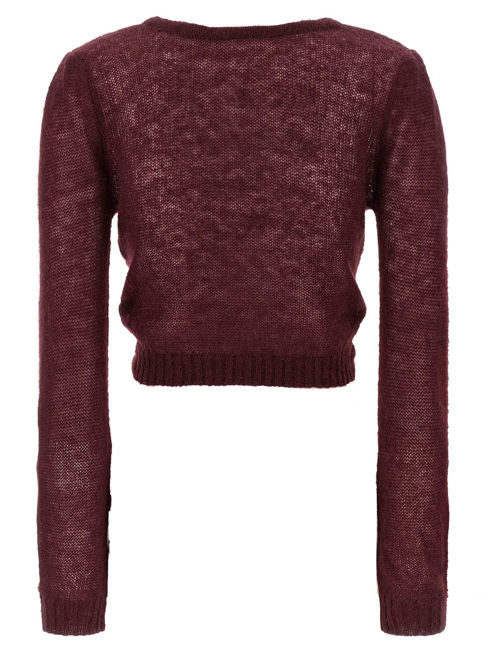 Twinset Jean Noir Avec Ceinture Et Grande Boucle In Brown