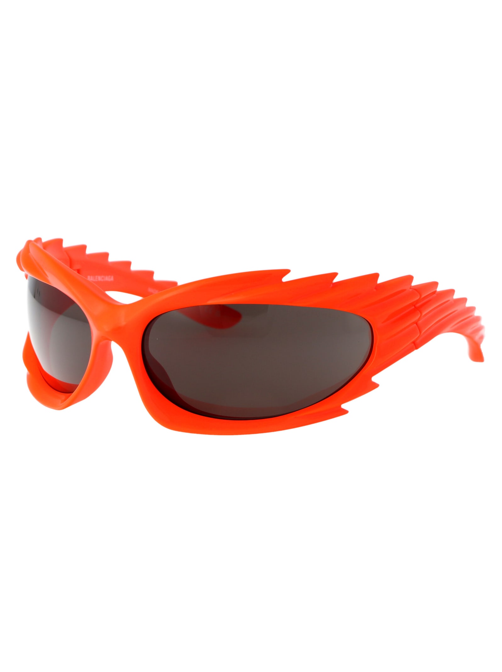 Shop Balenciaga Bb0255s Sunglasses In 005 Orange Orange Grey