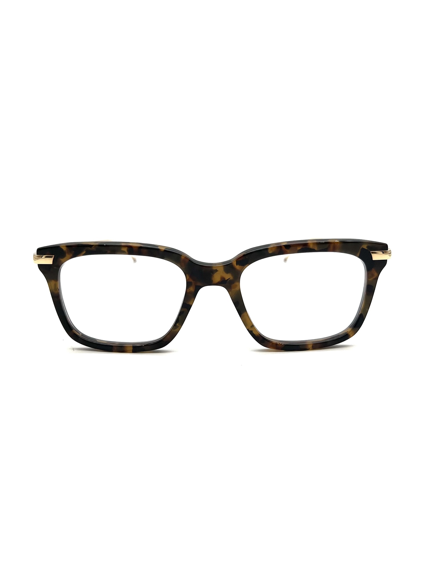 Shop Thom Browne Ueo701a/g0003 Eyewear In Dark Brown