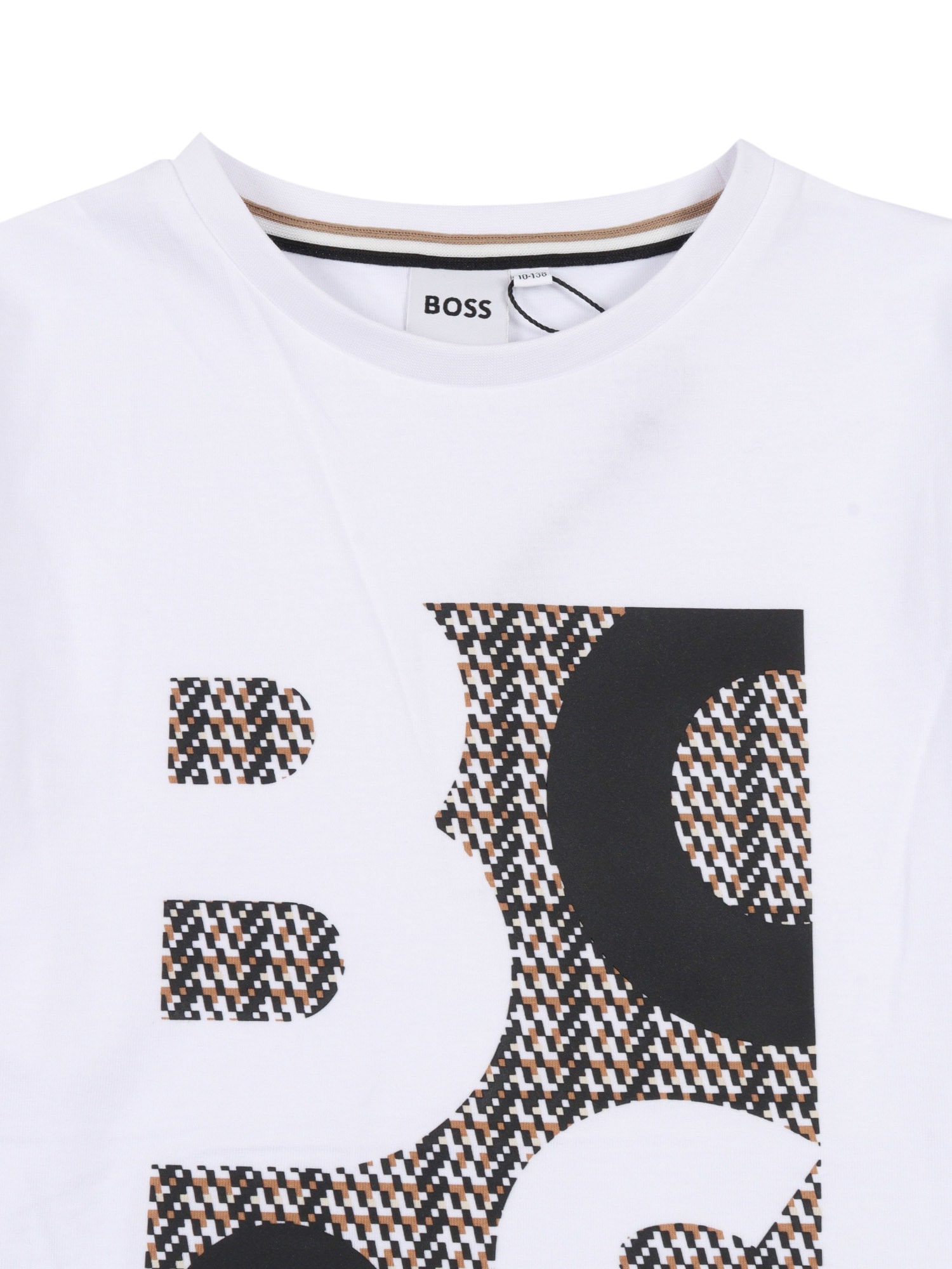 Hugo Boss T-shirt Boss Kids Color White In White