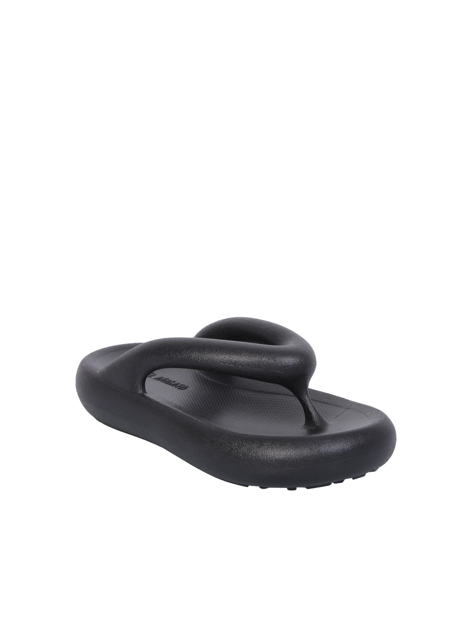 Shop Axel Arigato Delta Flip-flops In Black