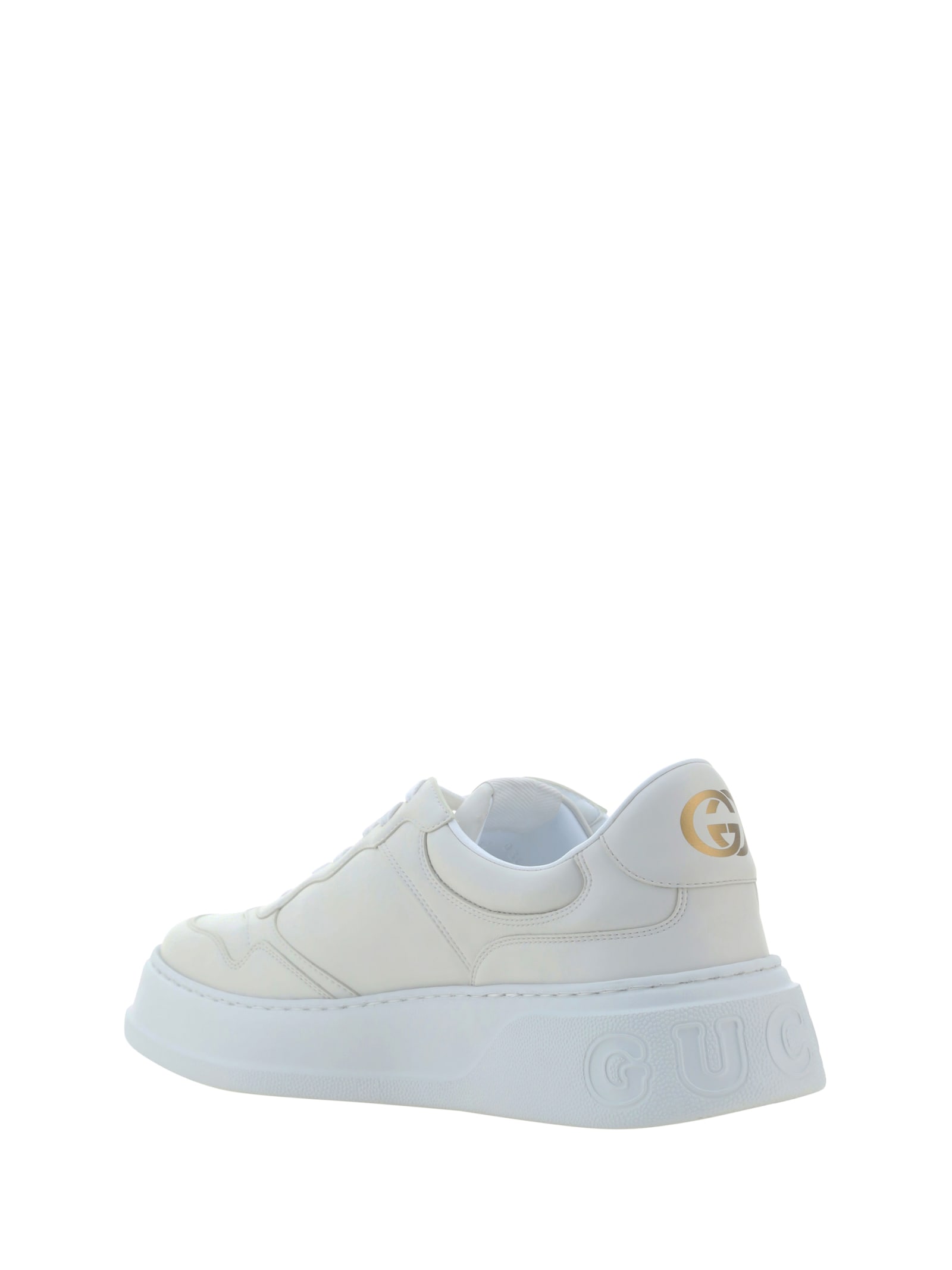 Gucci Sneakers In Great White/gr.white