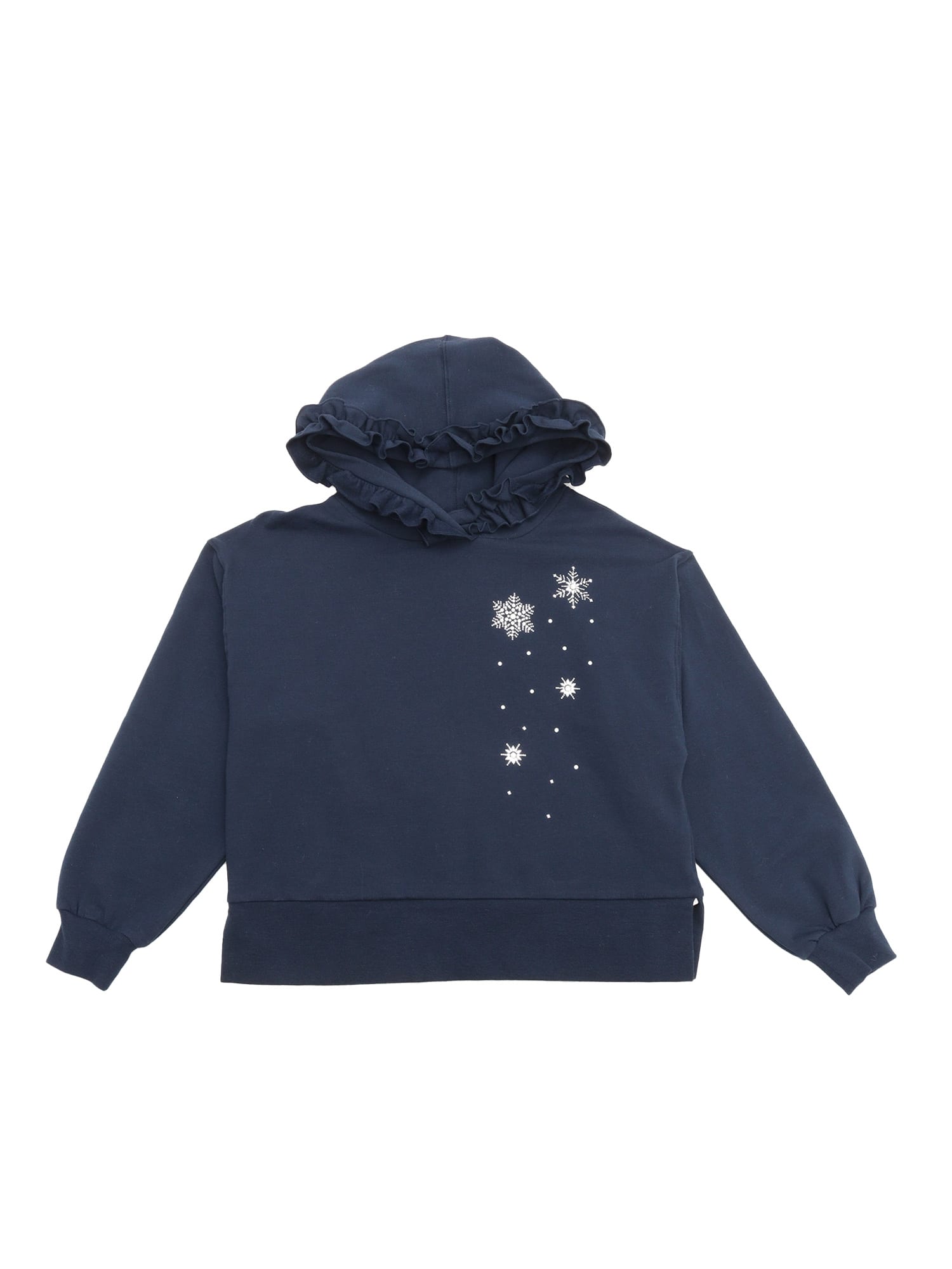 Shop Monnalisa Sweatshirt In Blue