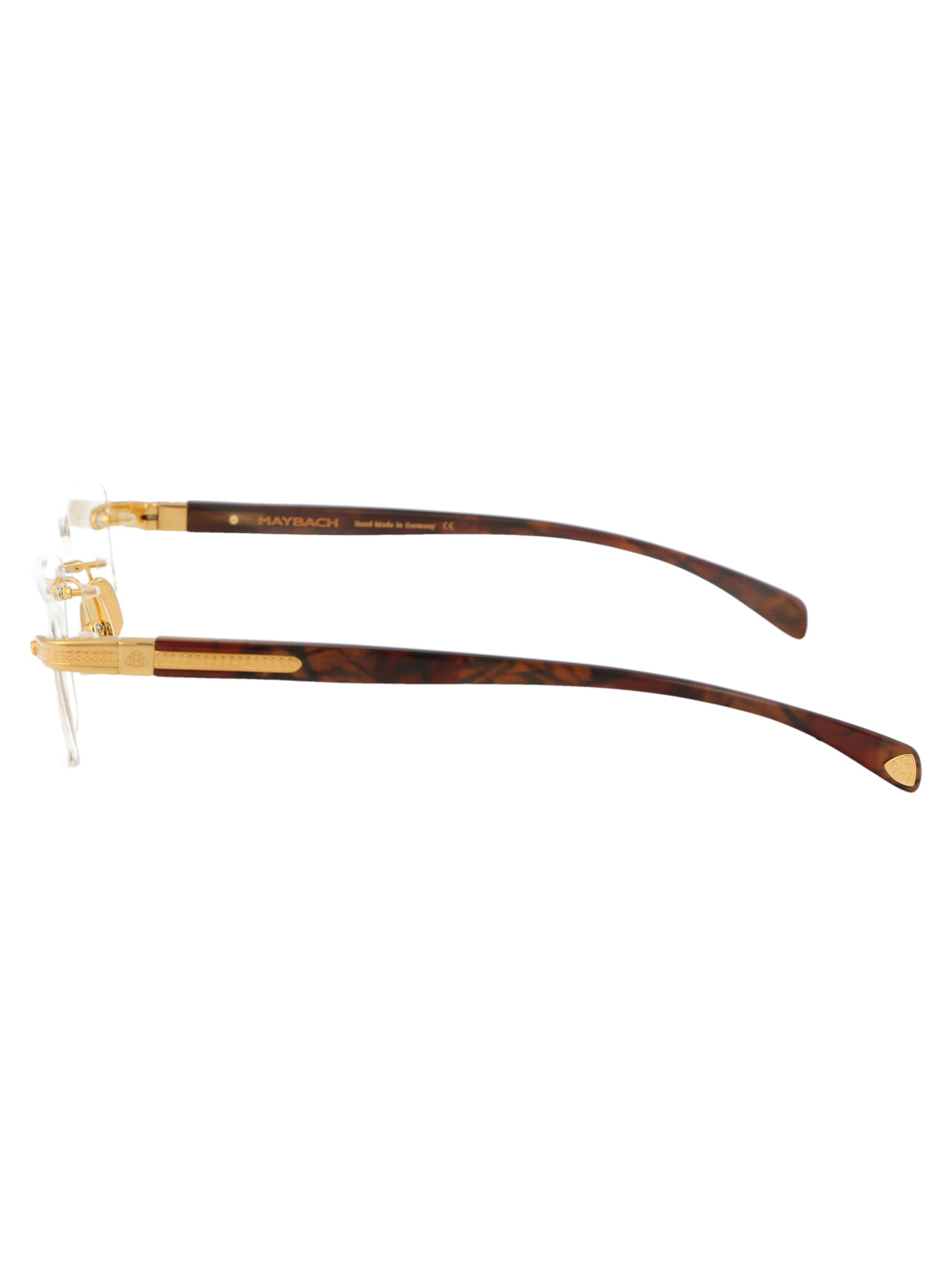 Shop Maybach Eyewear The Regent I Glasses In Gold