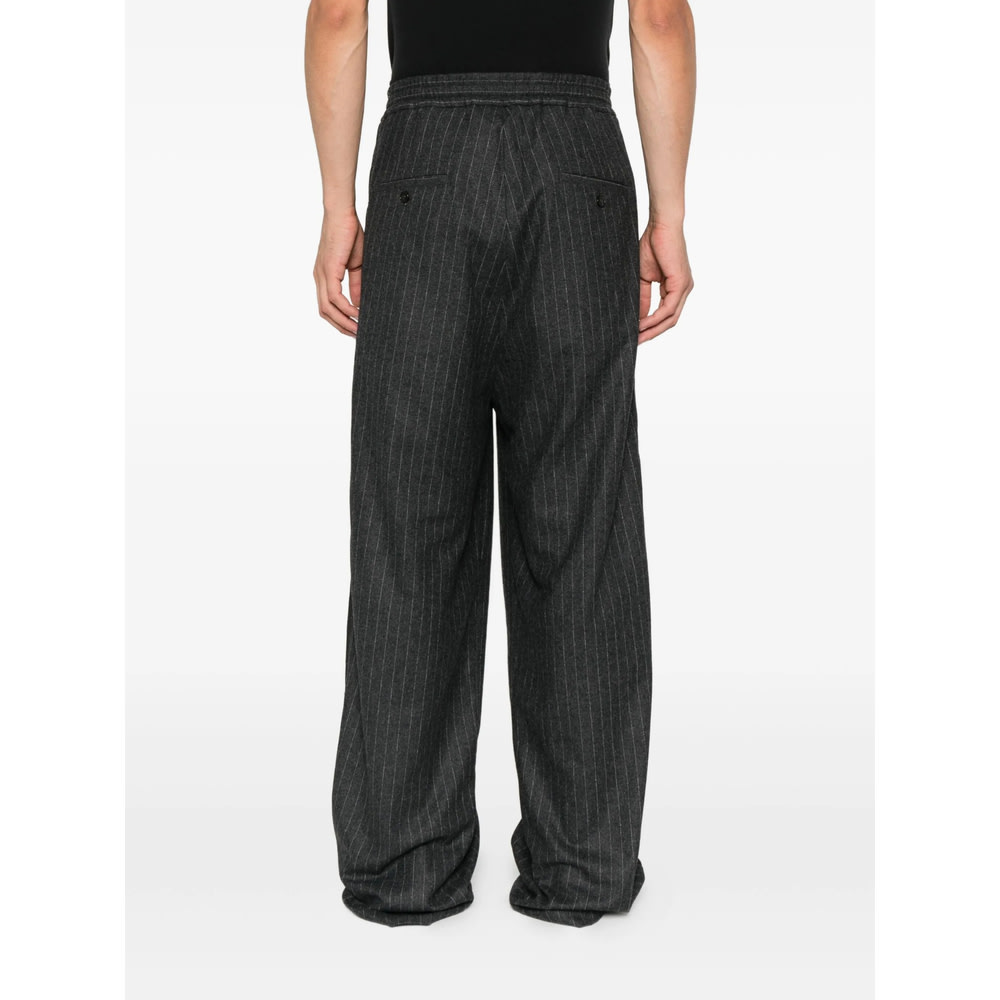 Isabel Benenato Pants Gray In Gray
