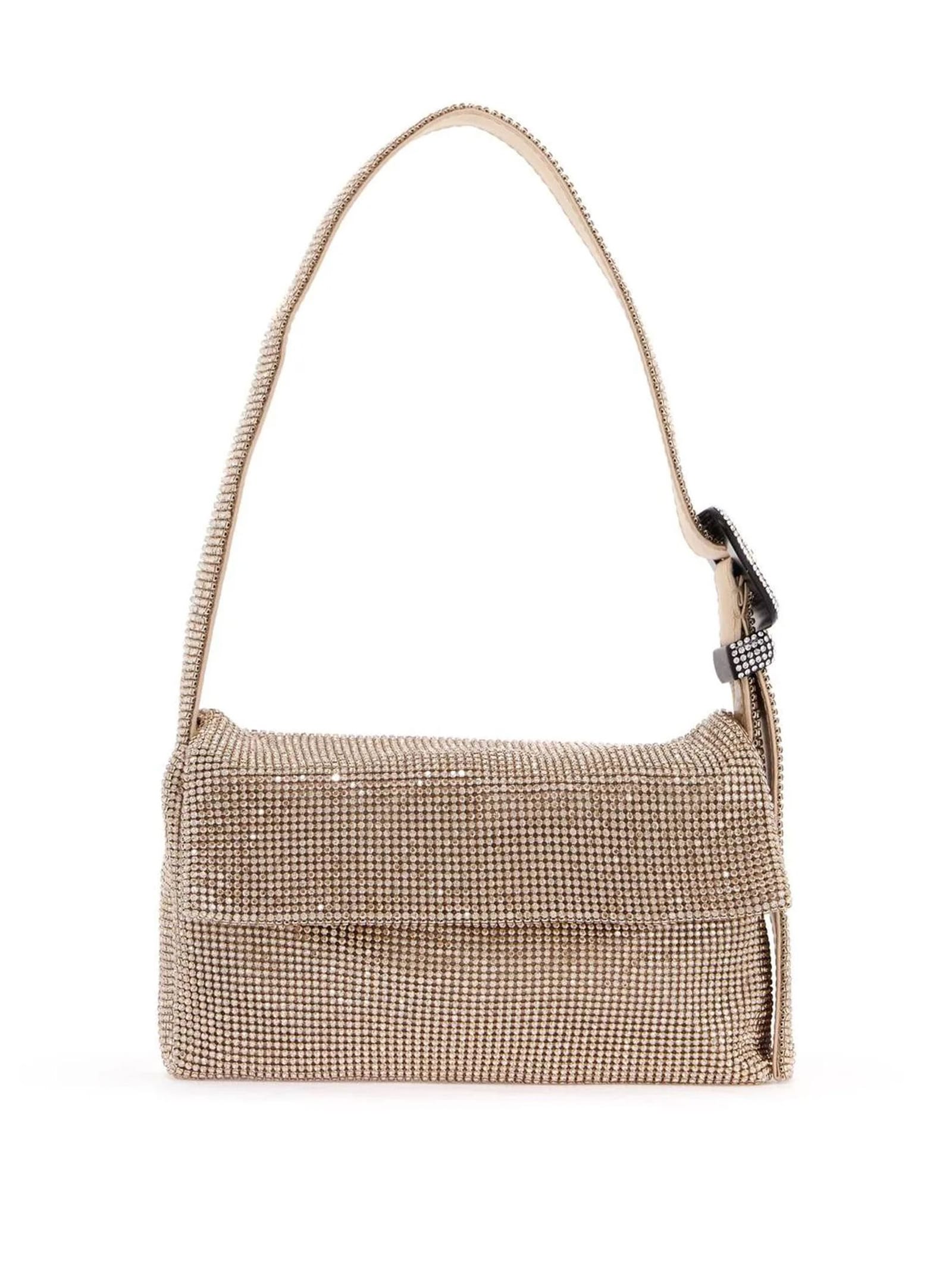 Shop Benedetta Bruzziches Beige Vitty La Mignon Shoulder Bag In Powder