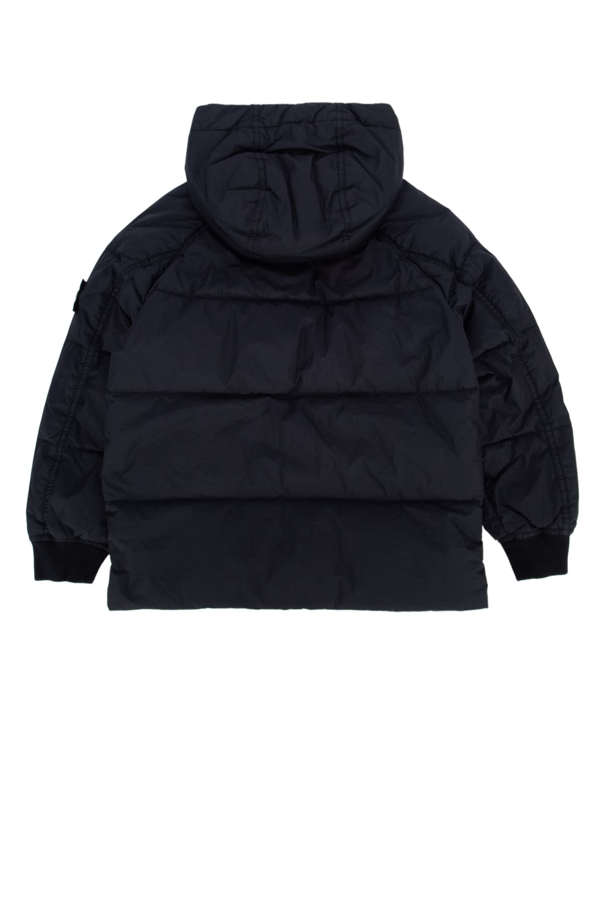 Stone Island Giubbotto Vera Piuma Rds In Navyblue