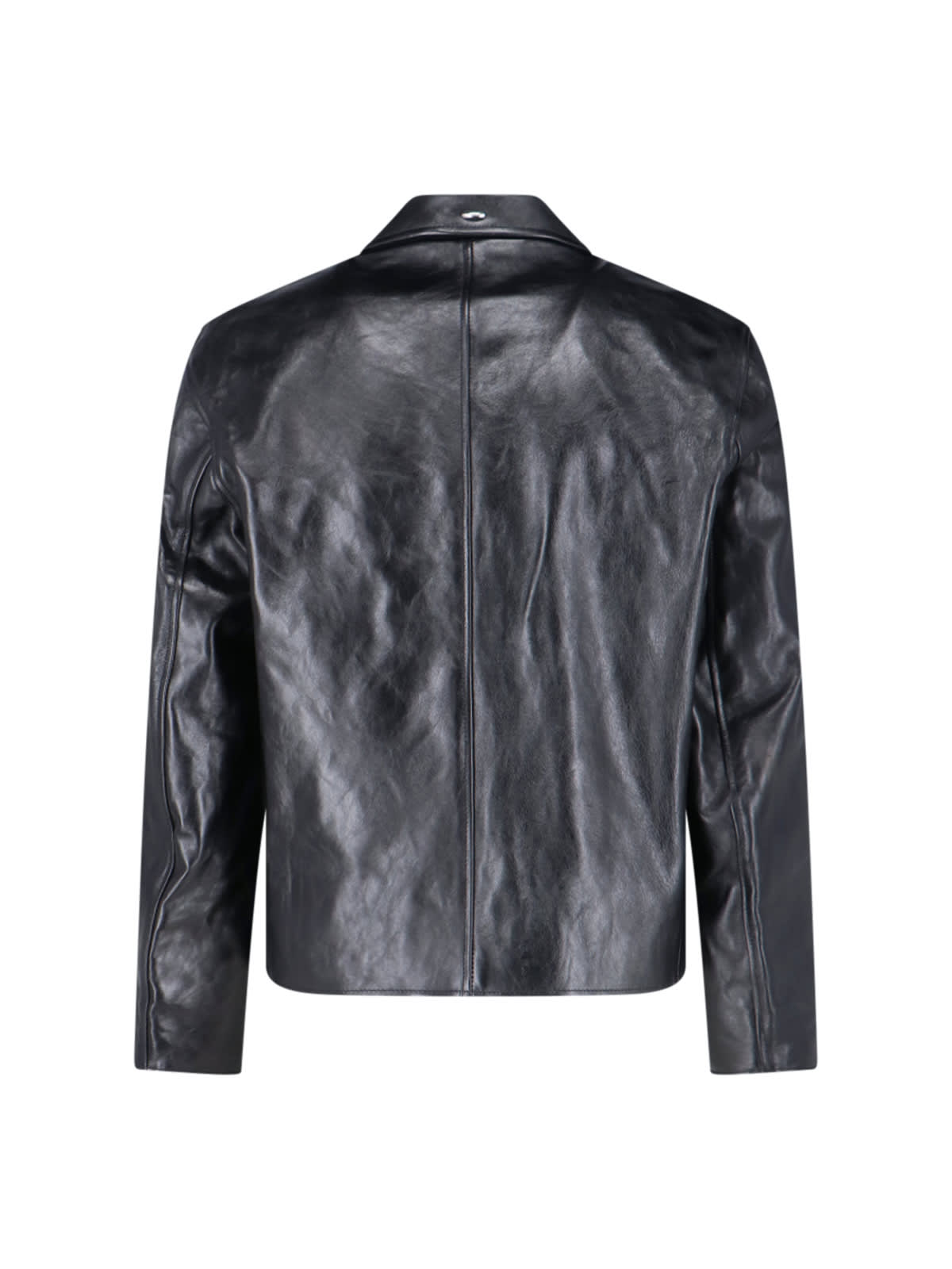 Our Legacy Collared Front Pockets Smooth Texture In Black