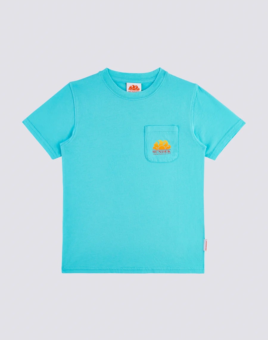 Shop Sundek T-shirt Con Stampa In Blue