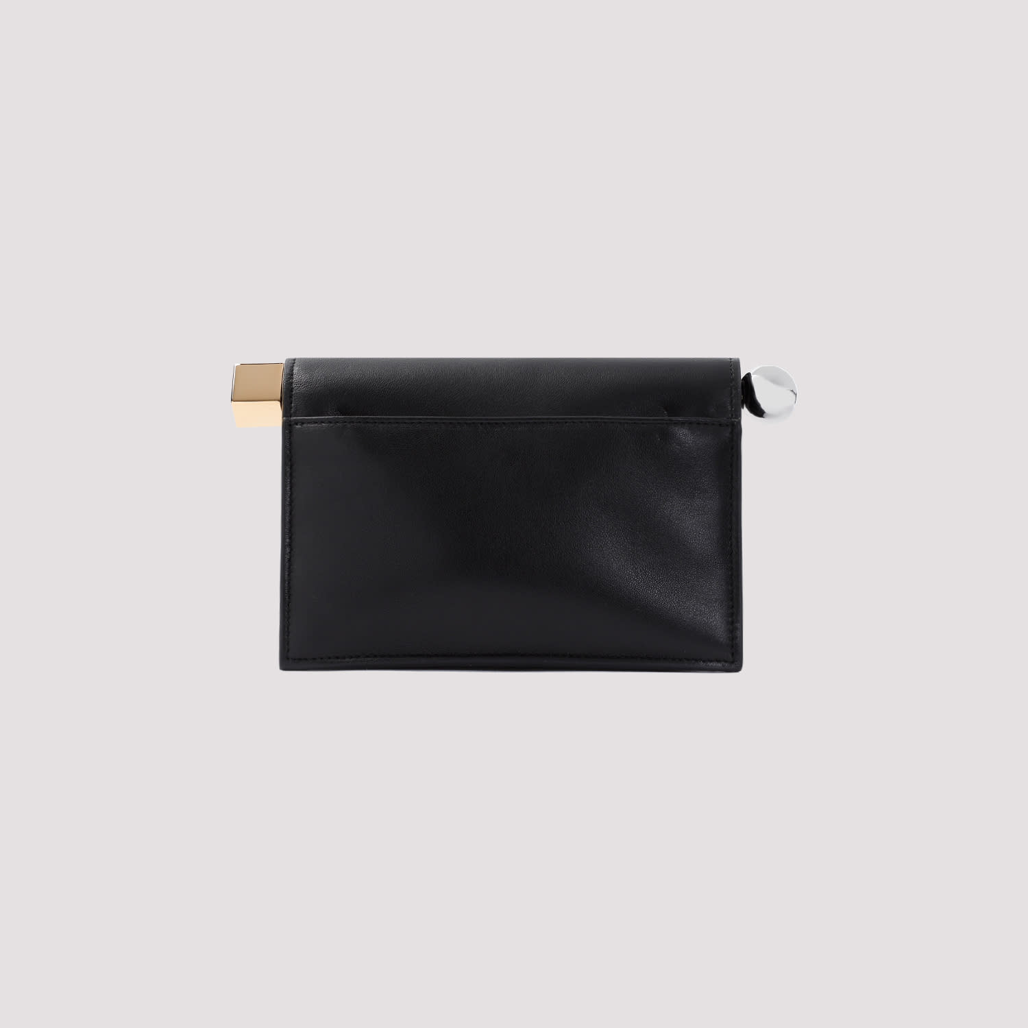 Jacquemus La Pochette Rond Carré In Black