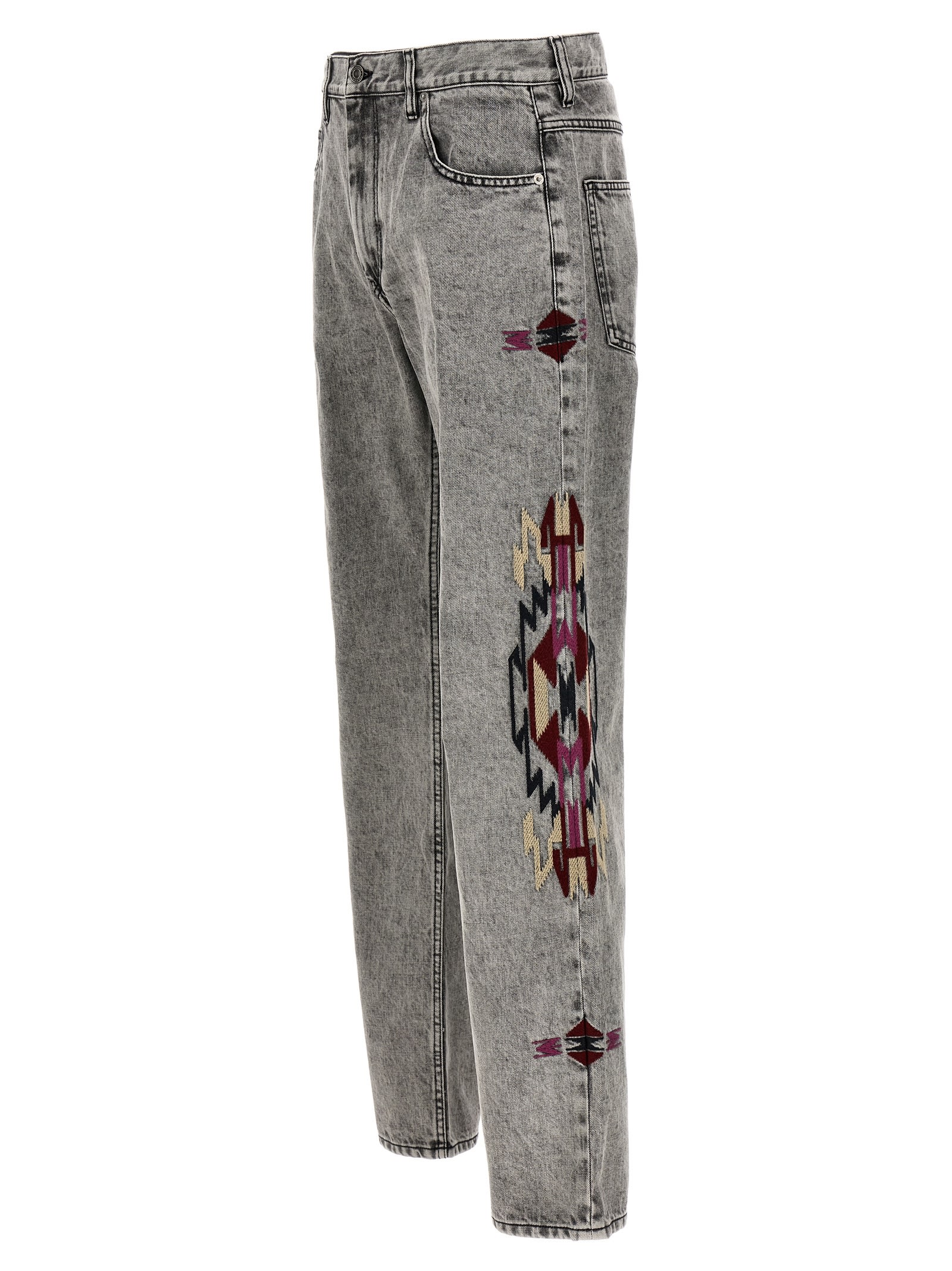 Shop Isabel Marant Joakim Jeans In Gray