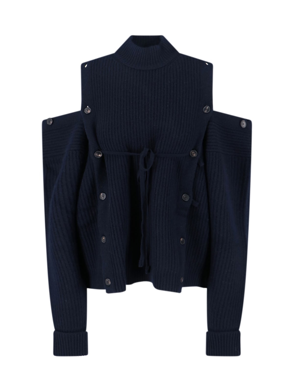 Setchu Wool And Cashmere Blend Sweater In Blue