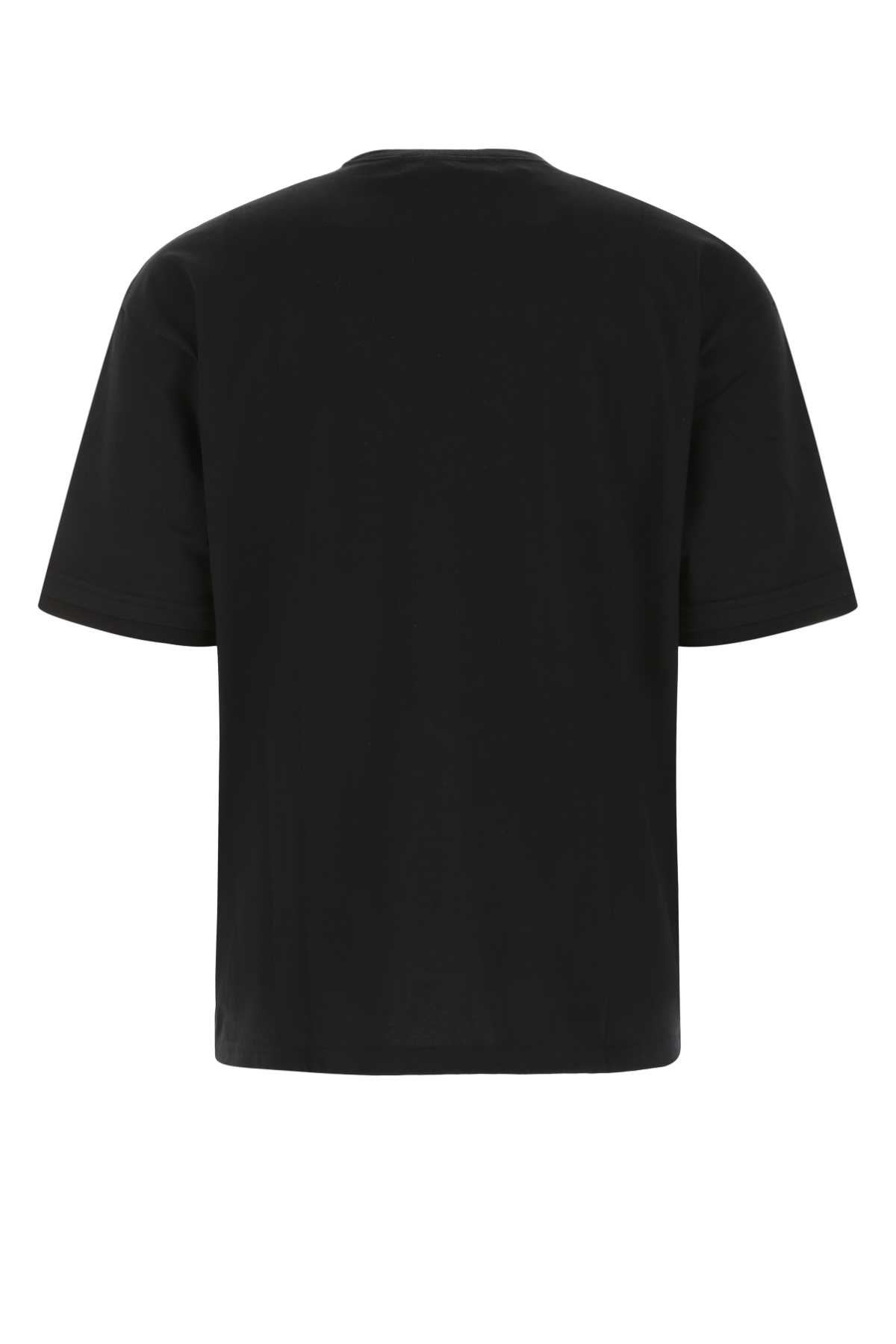 Shop Ambush Black Cotton T-shirt In 1003