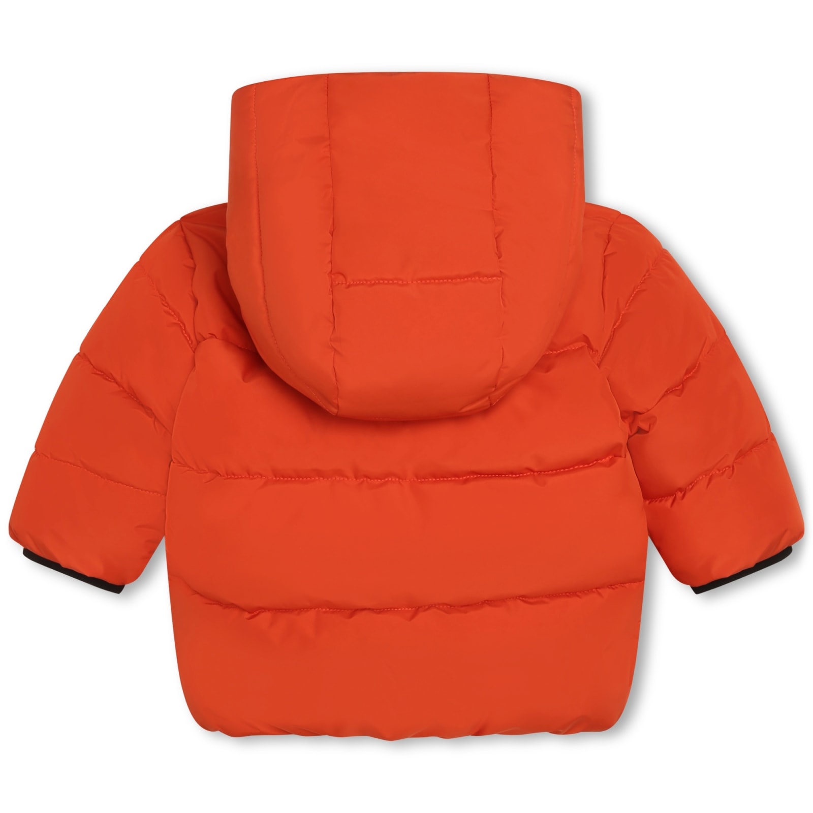 Shop Hugo Boss Jacket With Hood In Orange