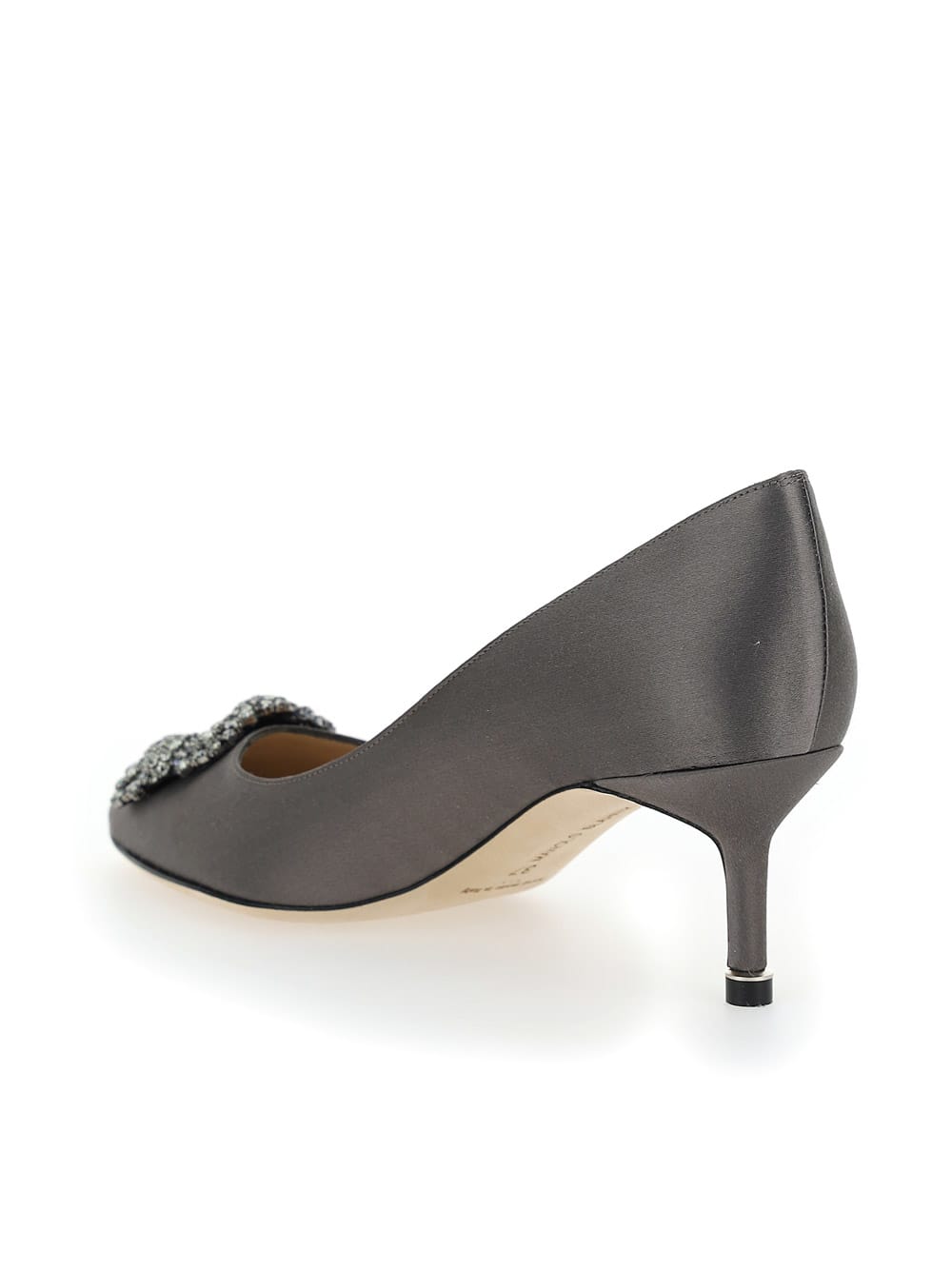 Shop Manolo Blahnik Hangisi Pumps In Dgry