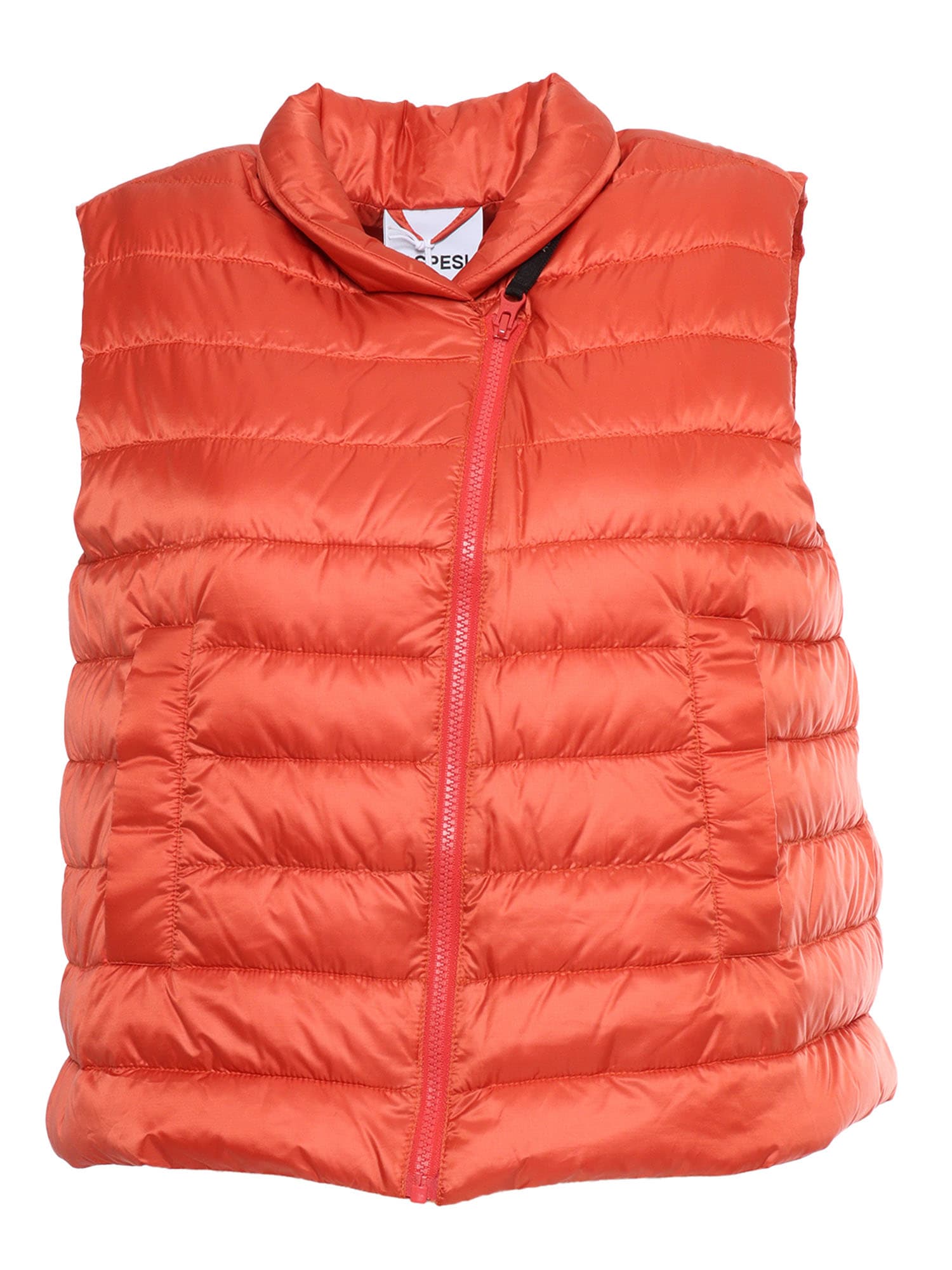 Shop Aspesi Woman Vest In Orange