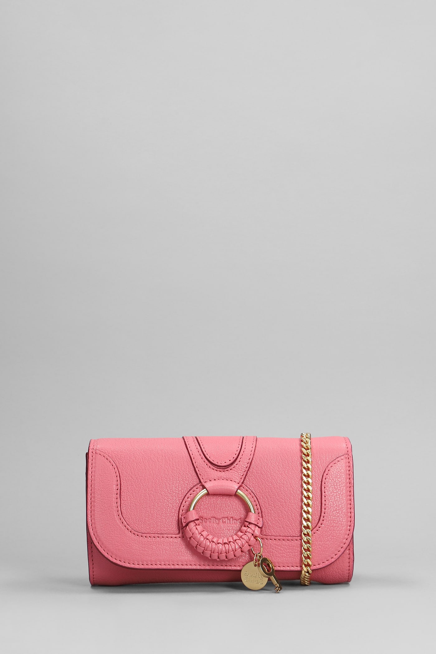 See by Chloé Hana Wallet In Rose-pink Leather