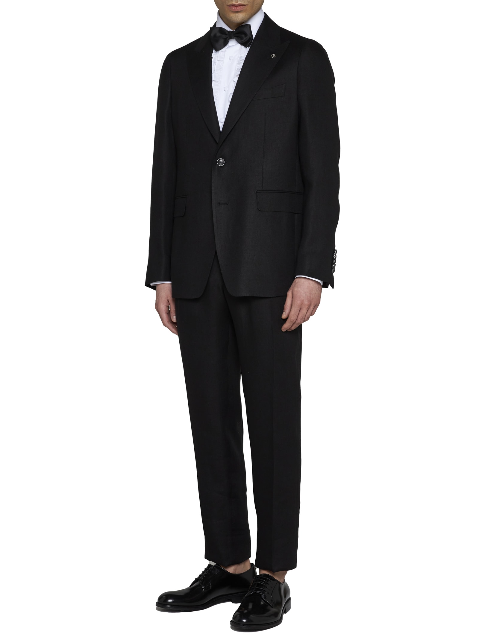 Shop Tagliatore Blazer In Black