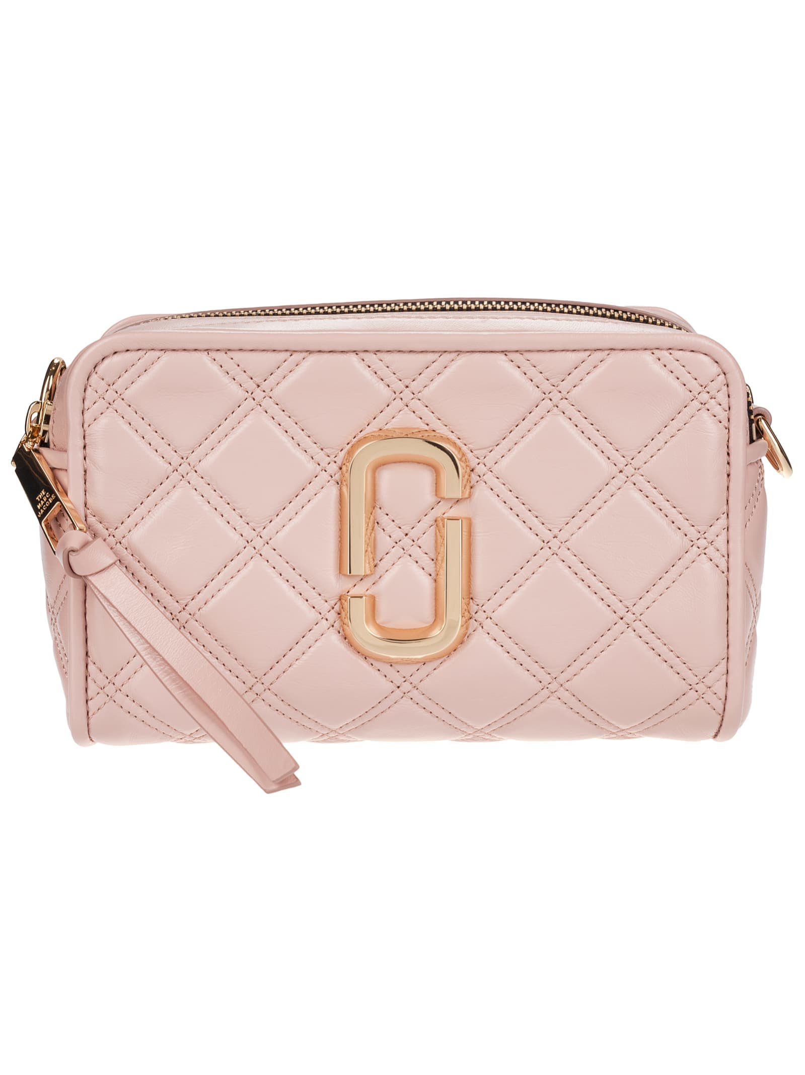 MARC JACOBS QUILTED LOGO PLAQUE CAMERA BAG,11308410