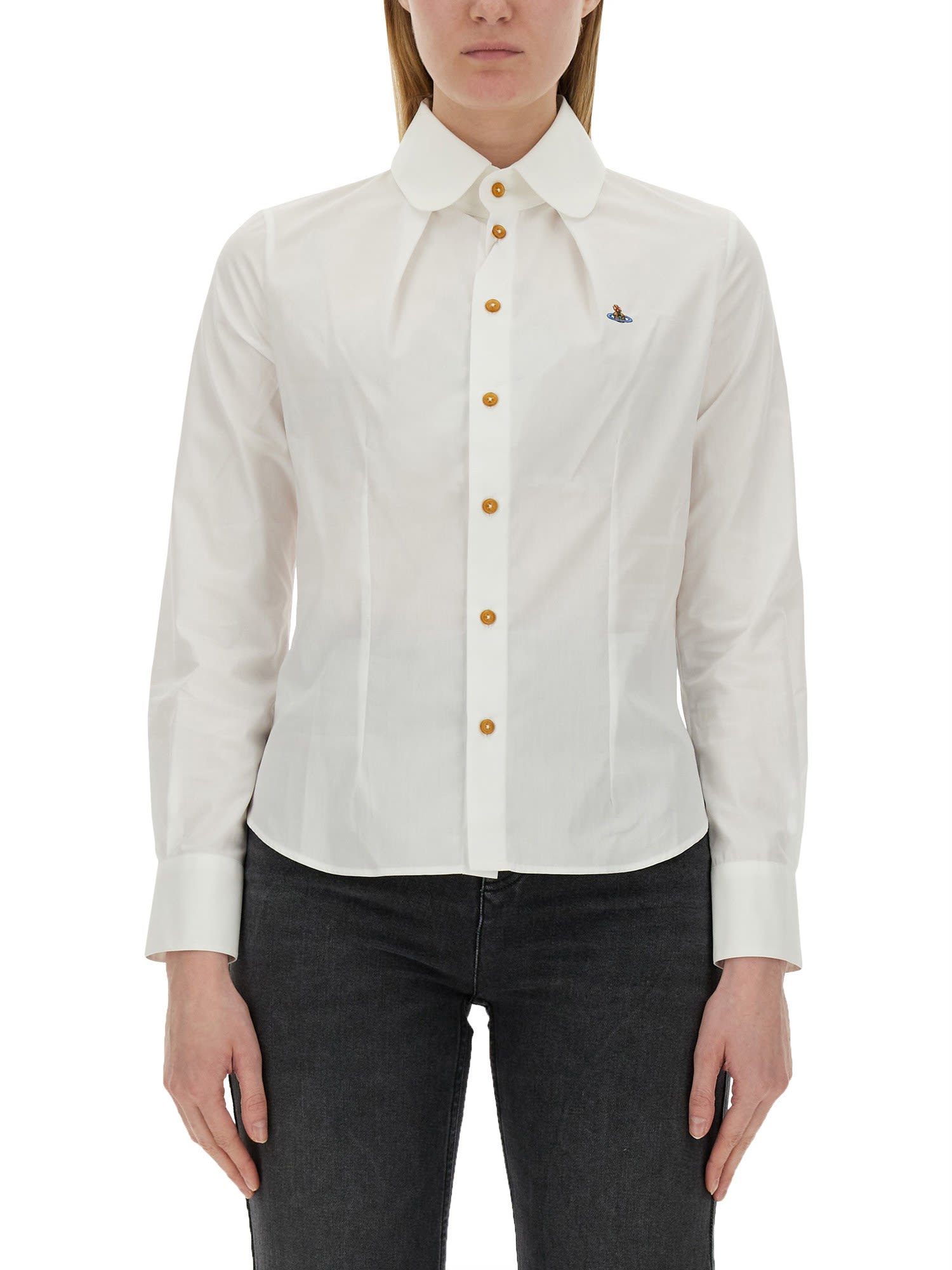 Shop Vivienne Westwood Toulouse Shirt In White