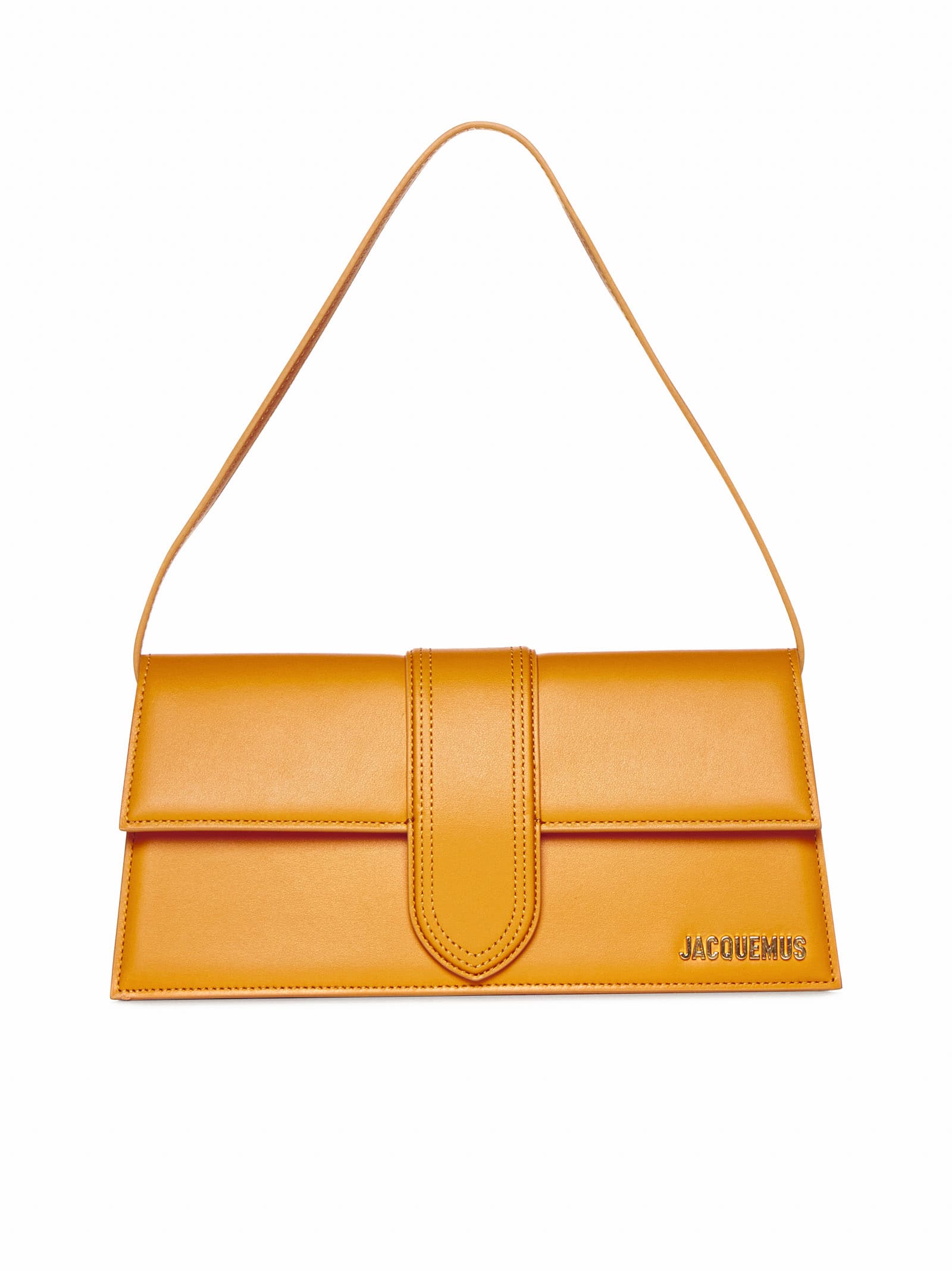 Shop Jacquemus Shoulder Bag In Dark Orange